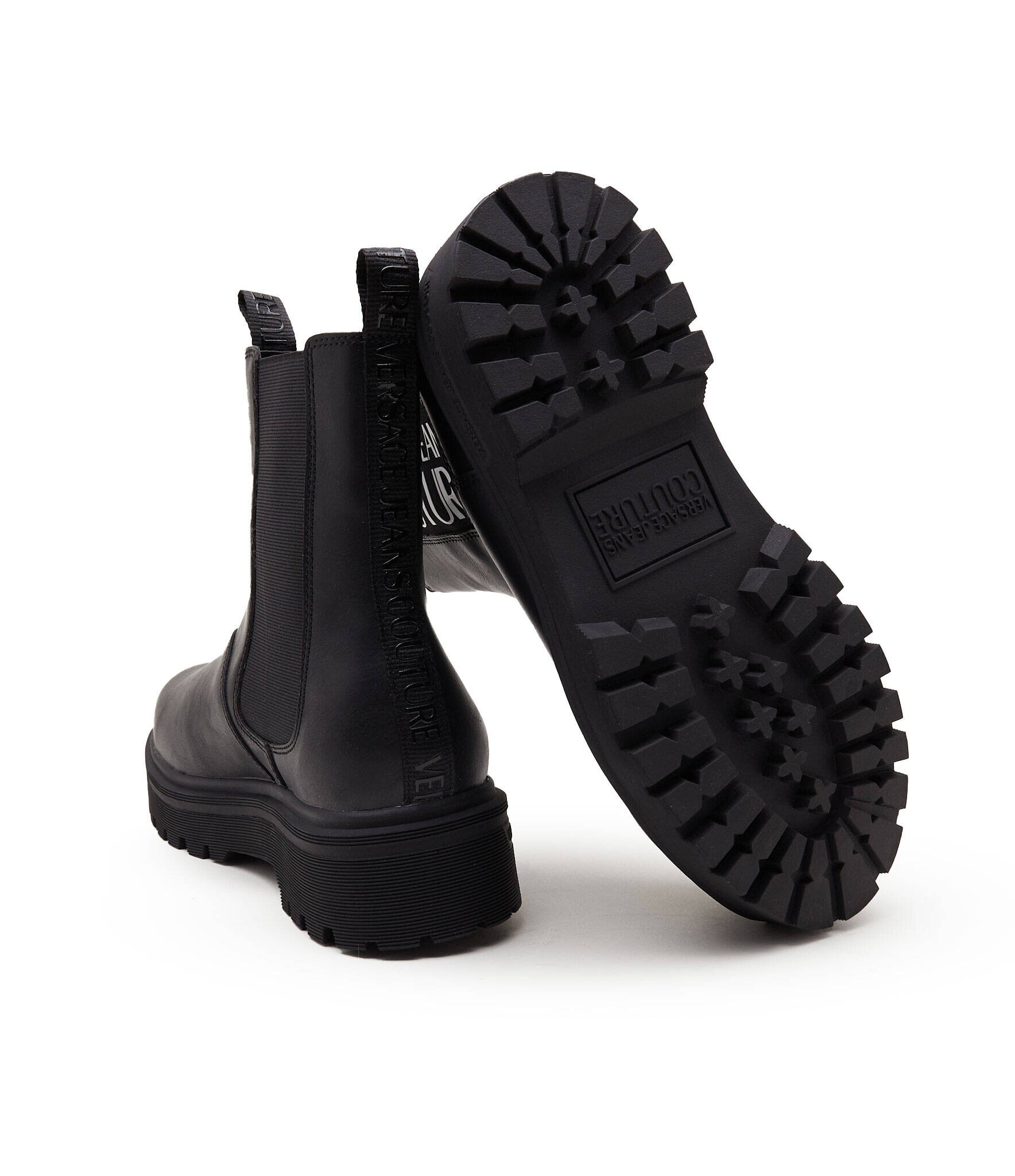 Versace Jeans Couture De piele ghete chelsea