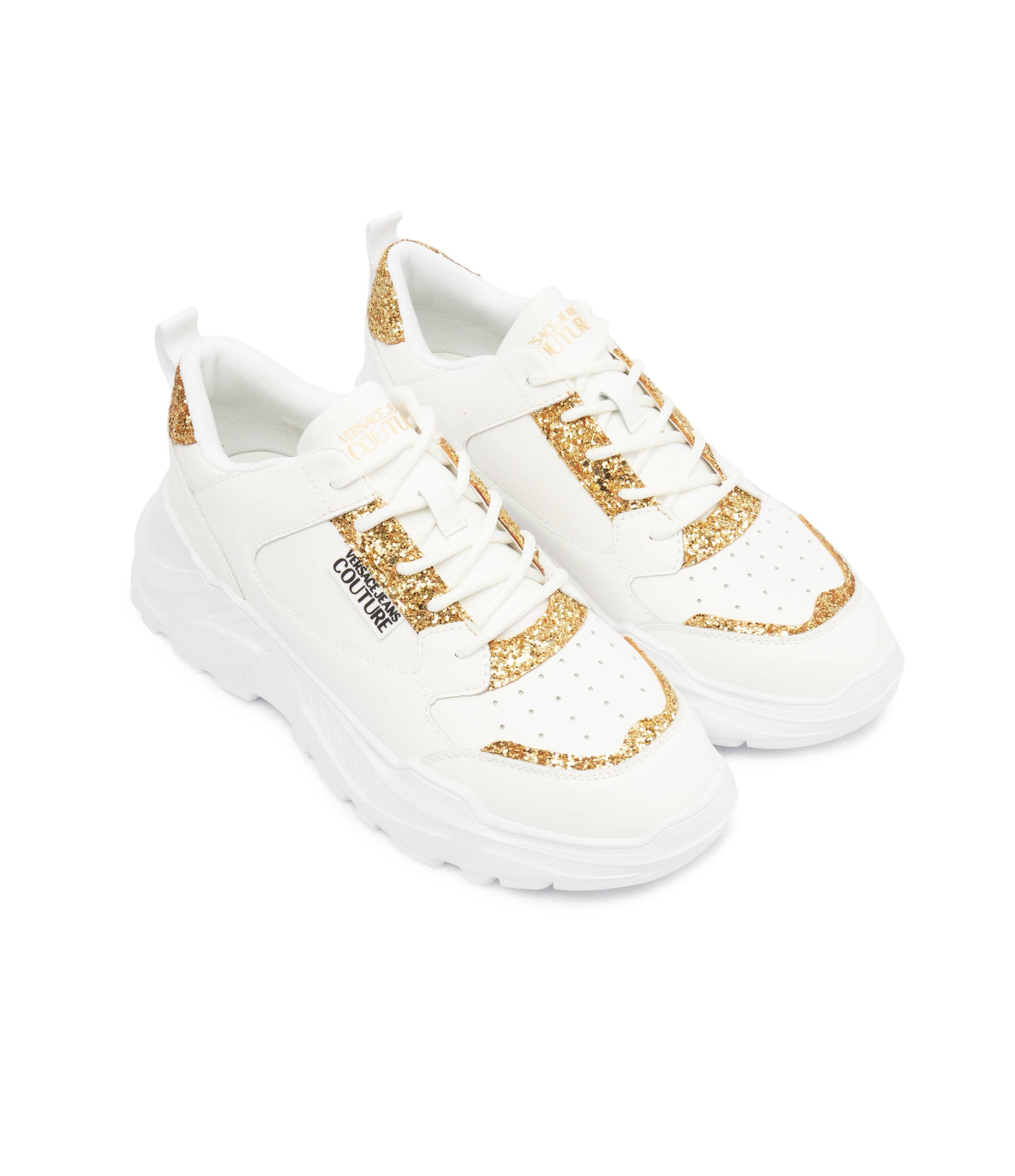 Versace Jeans Couture De piele sneakers