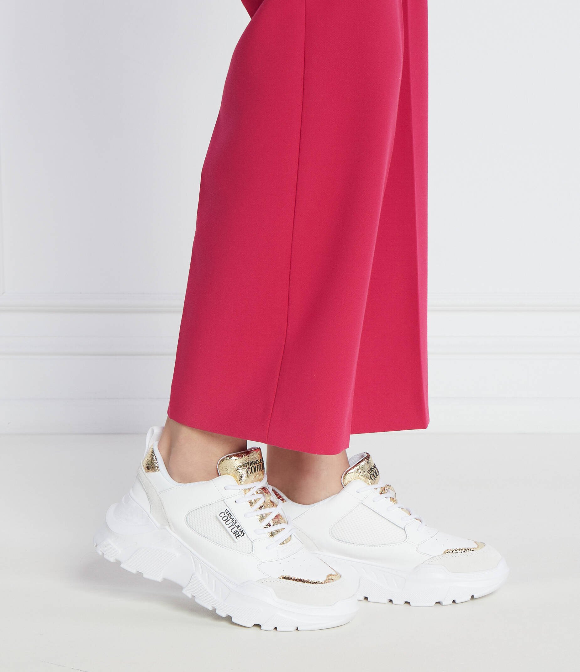 Versace Jeans Couture De piele sneakers