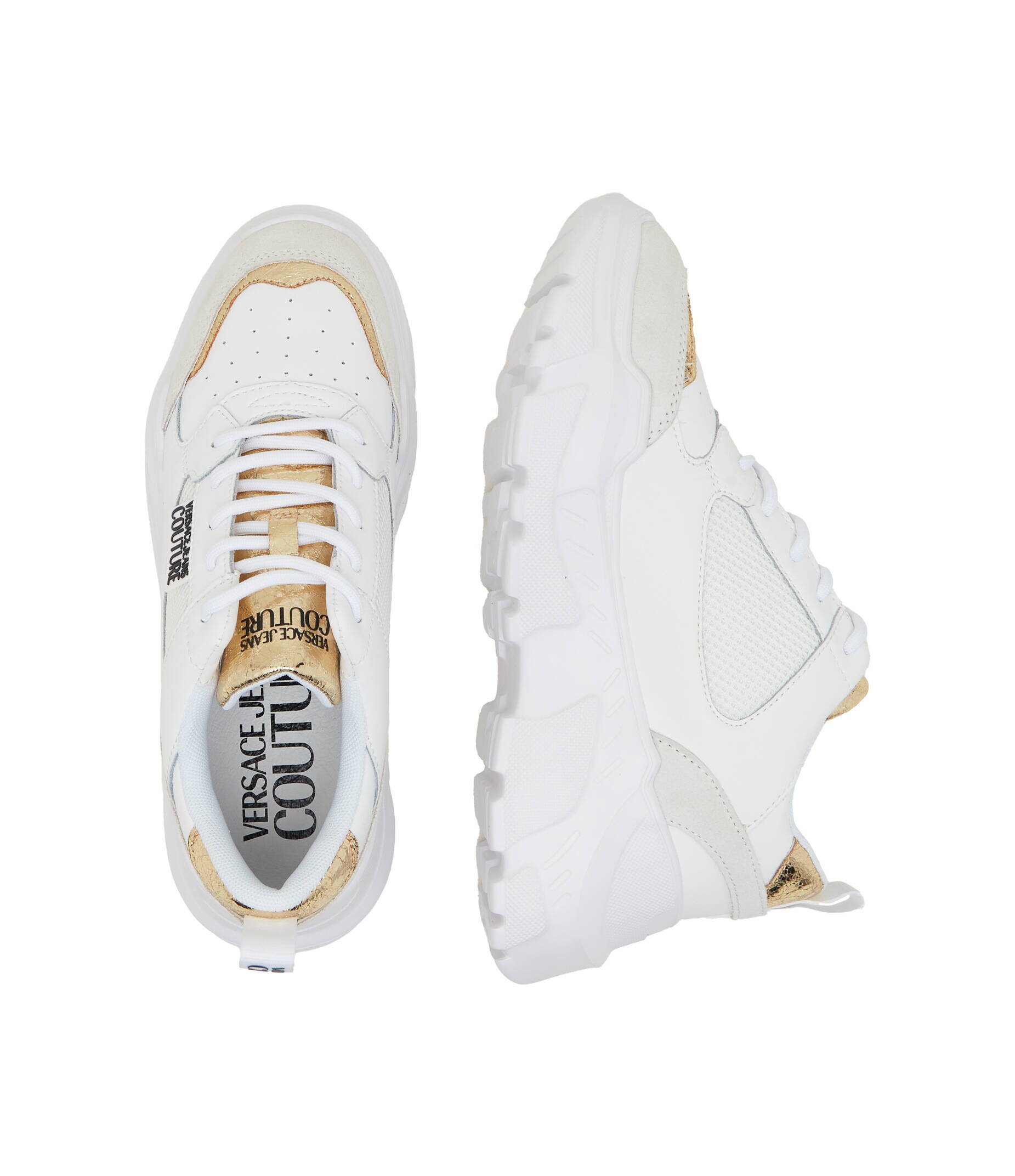 Versace Jeans Couture De piele sneakers