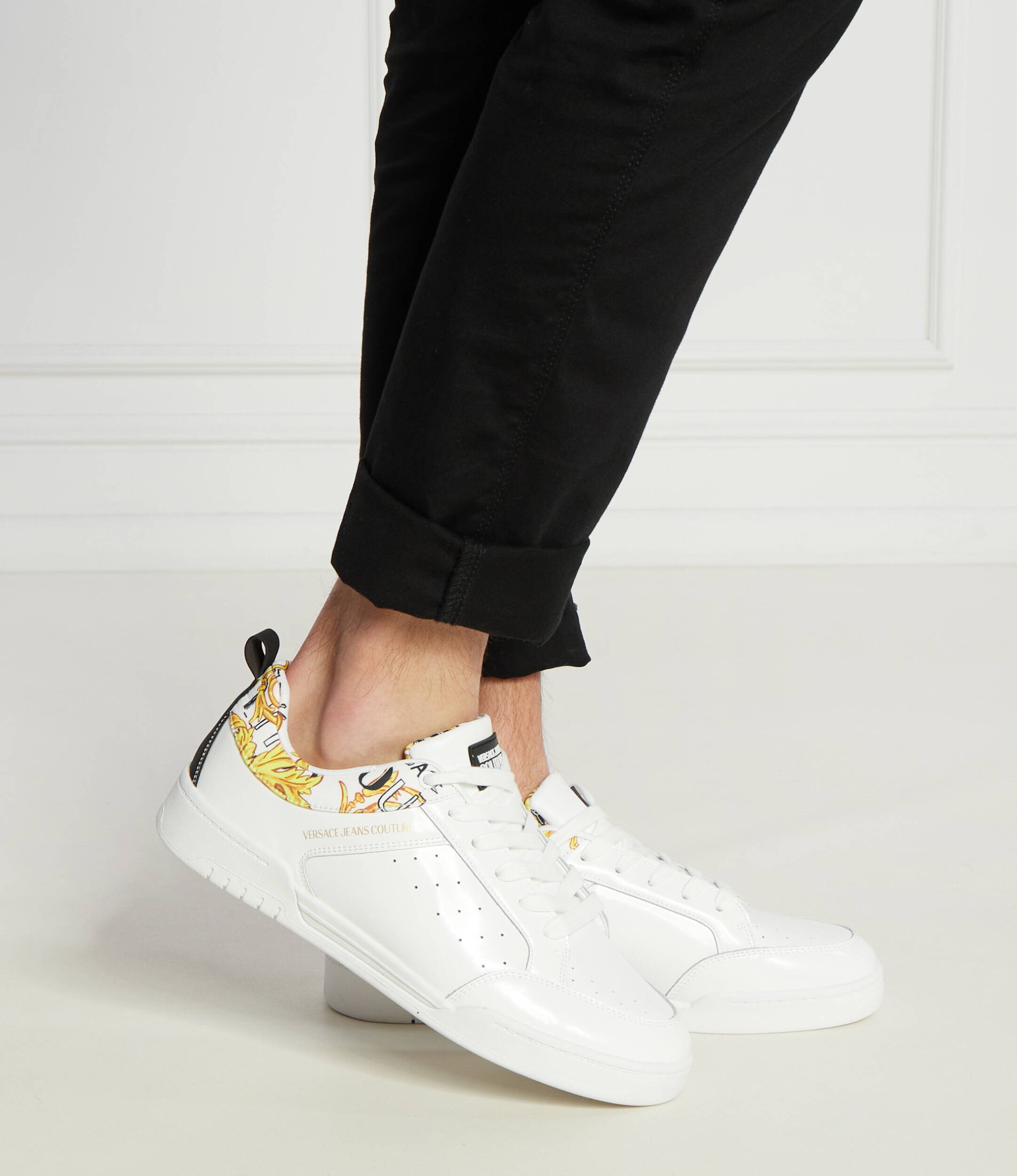 Versace Jeans Couture De piele sneakers