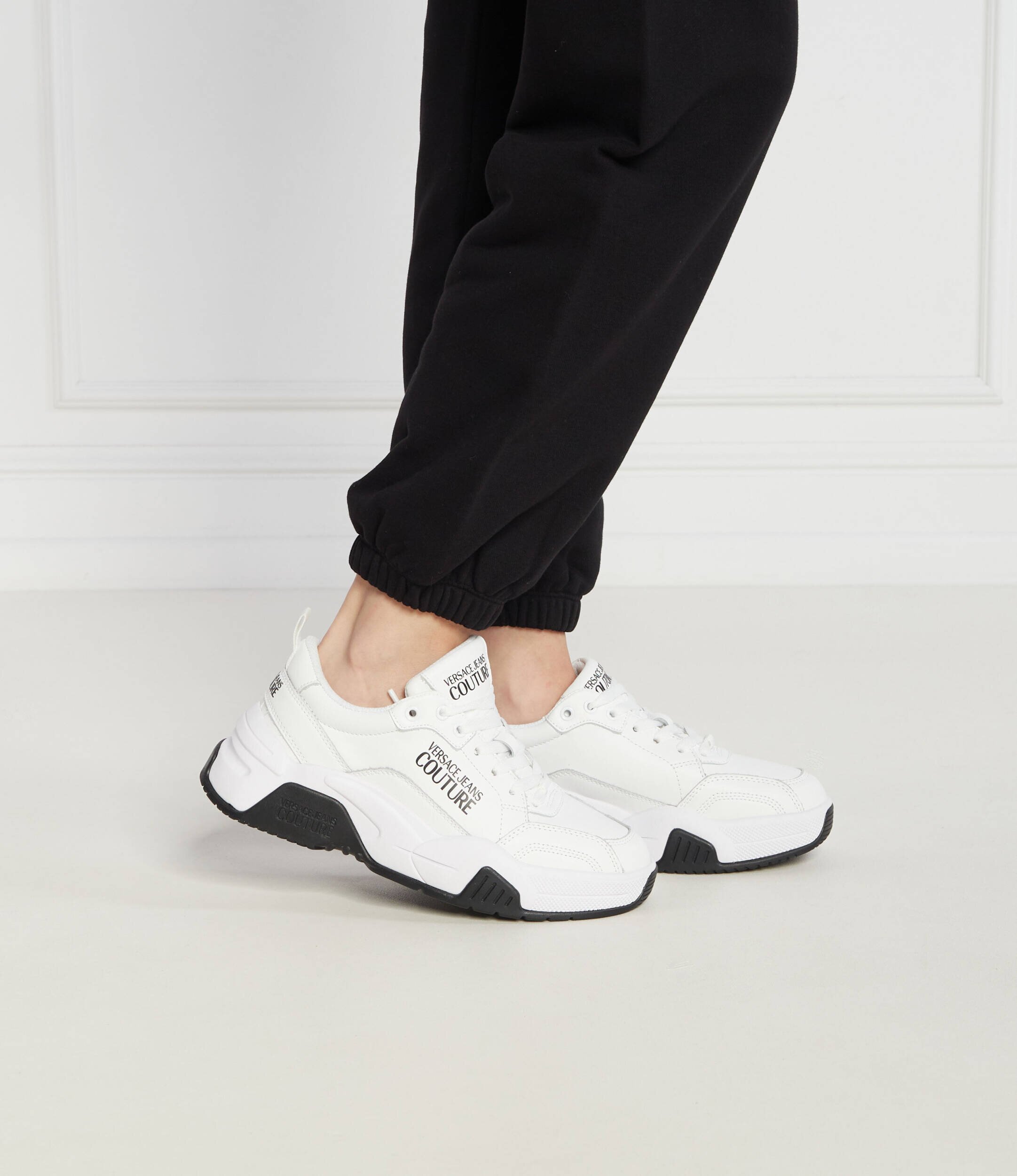 Versace Jeans Couture De piele sneakers
