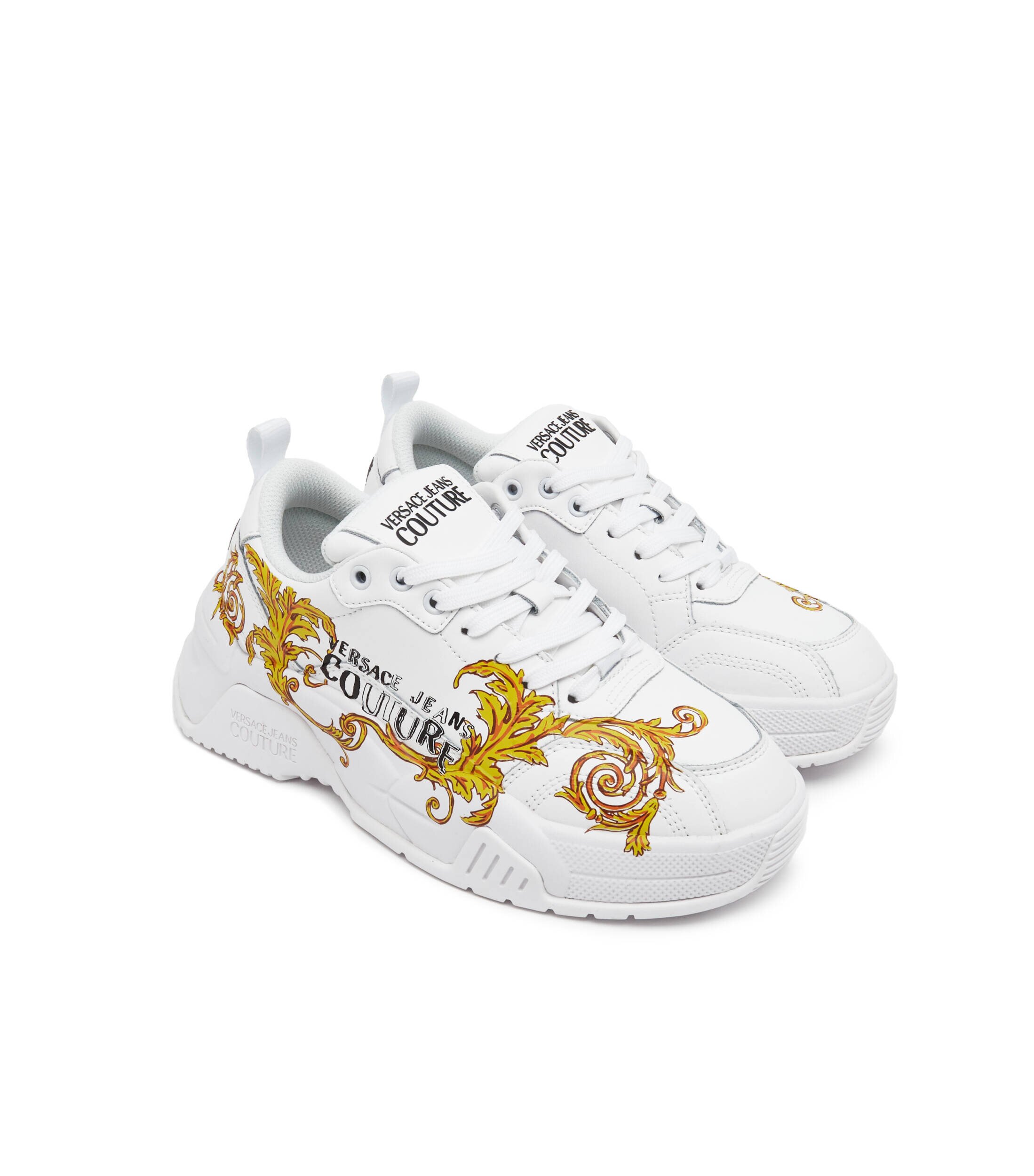 Versace Jeans Couture De piele sneakers
