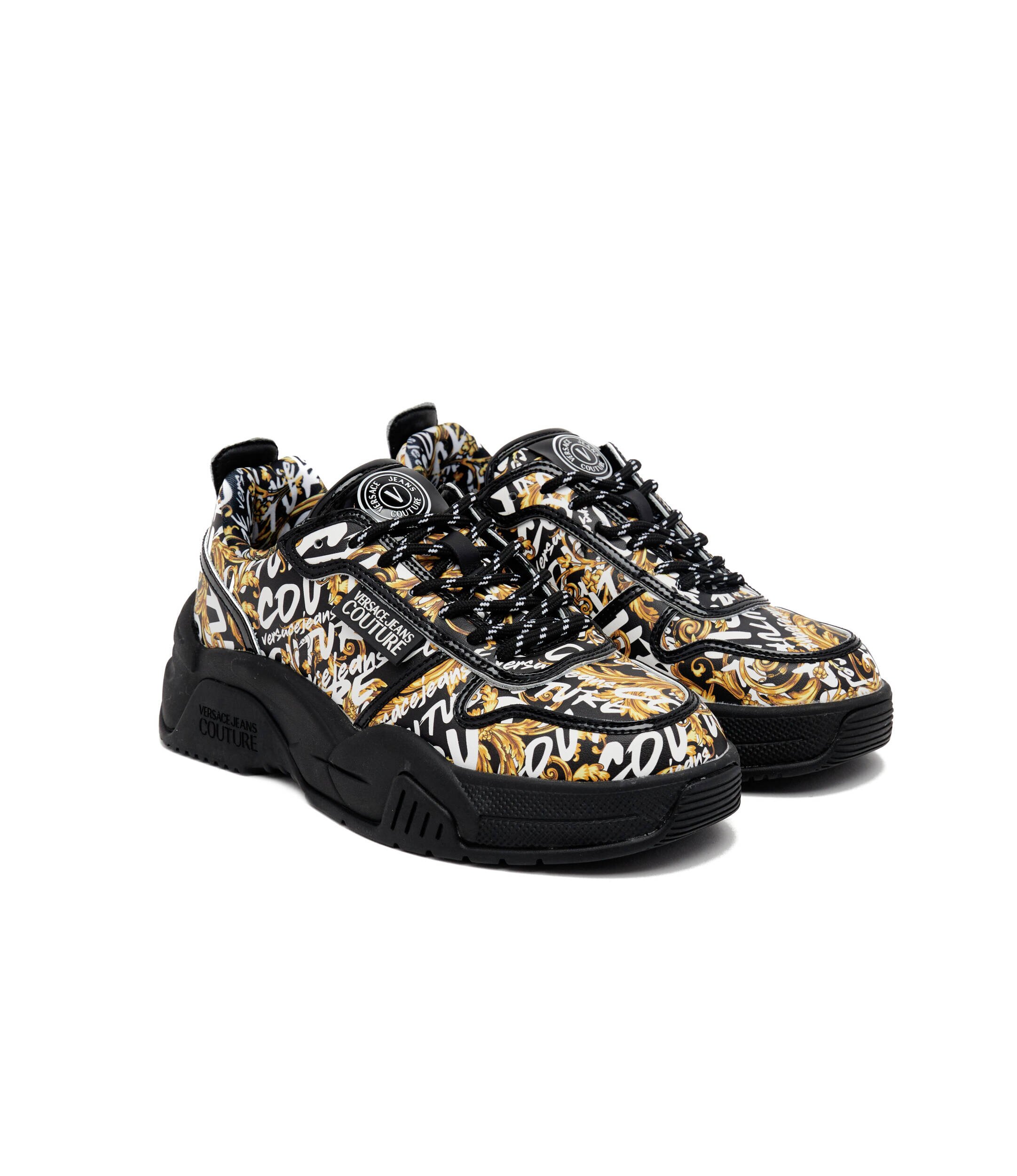 Versace Jeans Couture De piele sneakers