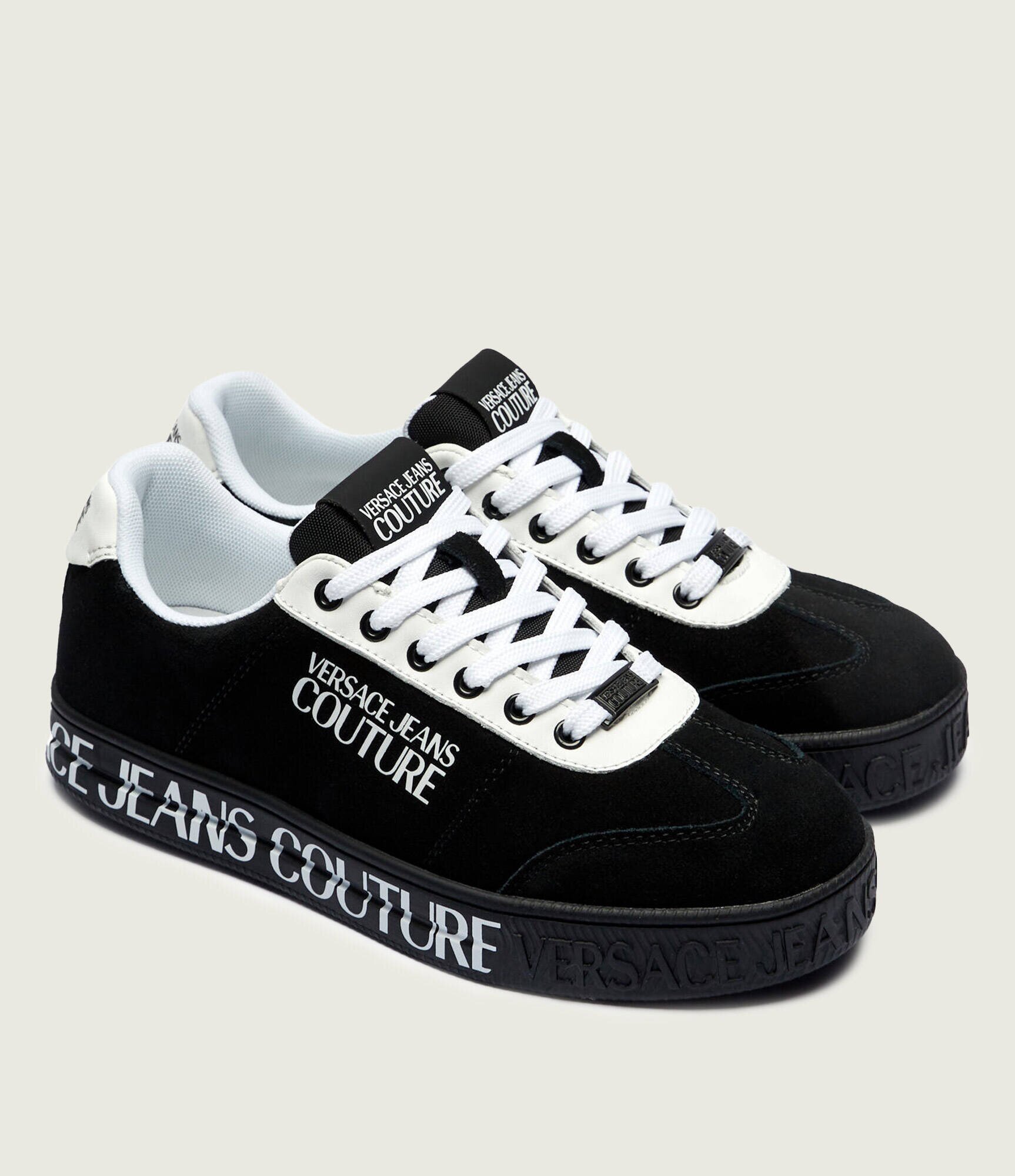 Versace Jeans Couture De piele sneakers Court 88