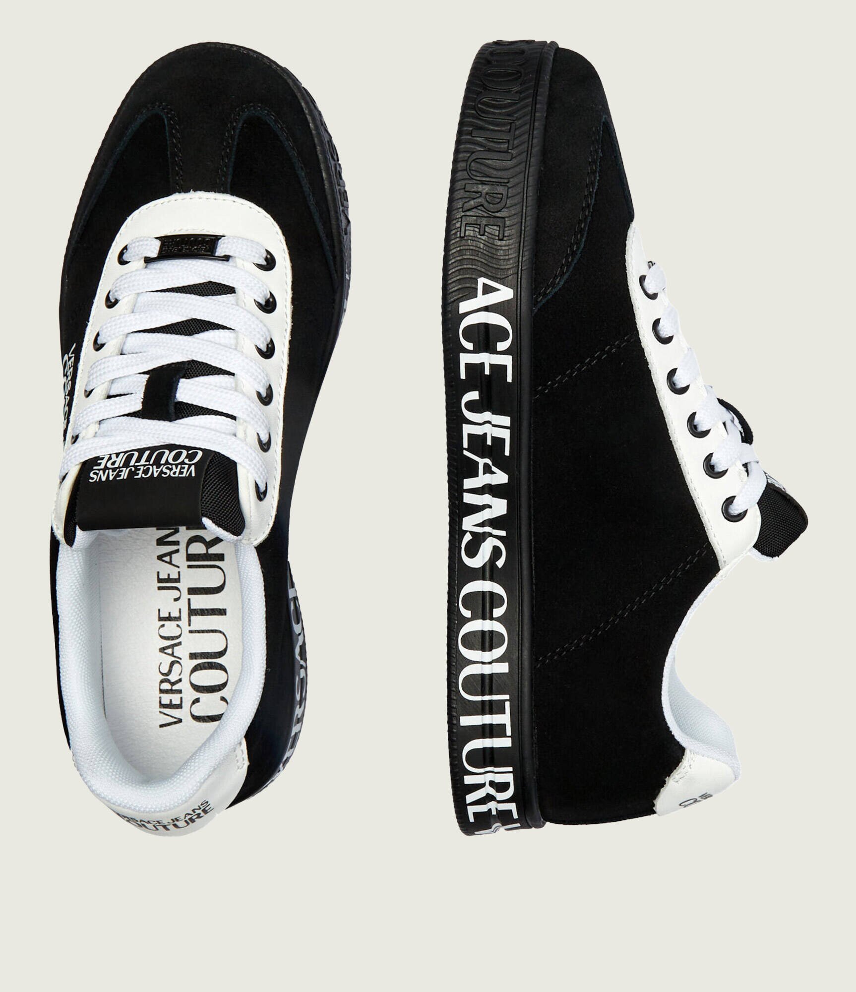 Versace Jeans Couture De piele sneakers Court 88
