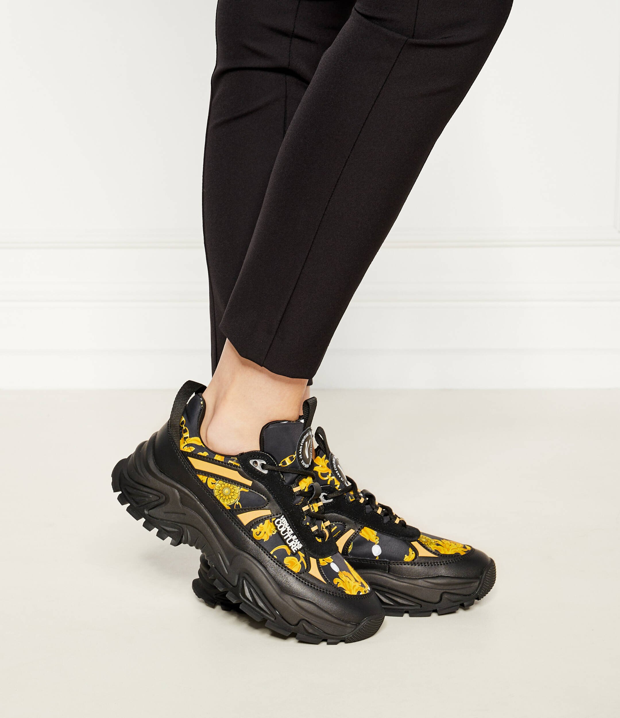 Versace Jeans Couture De piele sneakers Fondo Hiker