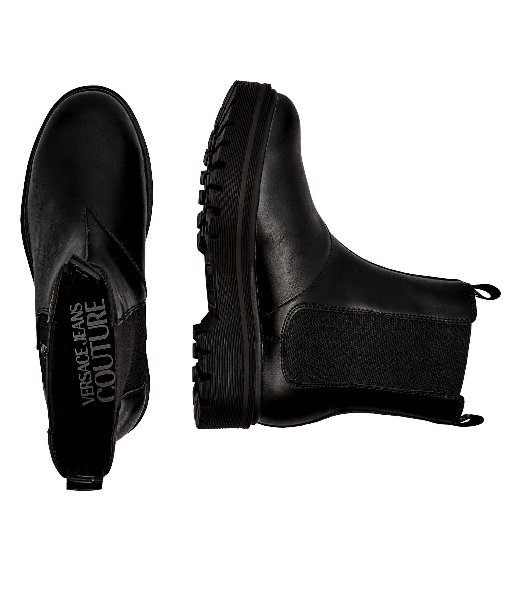 Versace Jeans Couture Ghete chelsea Syrius Dis. 47 cu adaos de piele