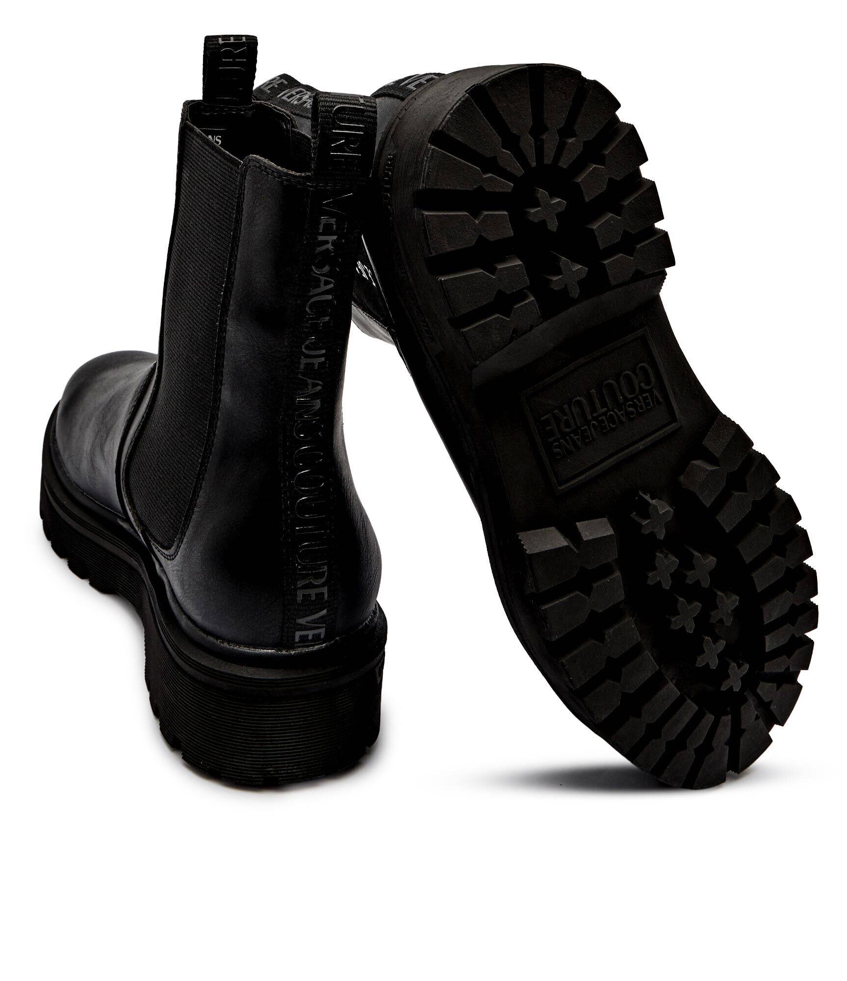 Versace Jeans Couture Ghete chelsea Syrius Dis. 47 cu adaos de piele