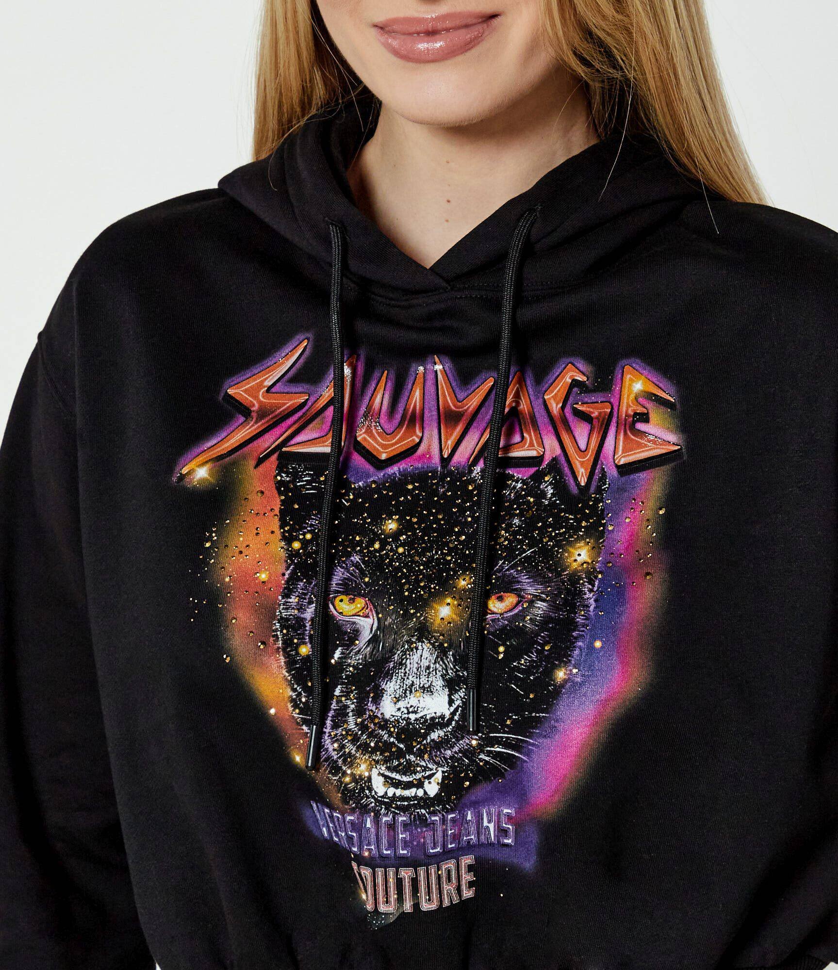 Versace Jeans Couture Hanorac Sauvage Panther | Loose fit