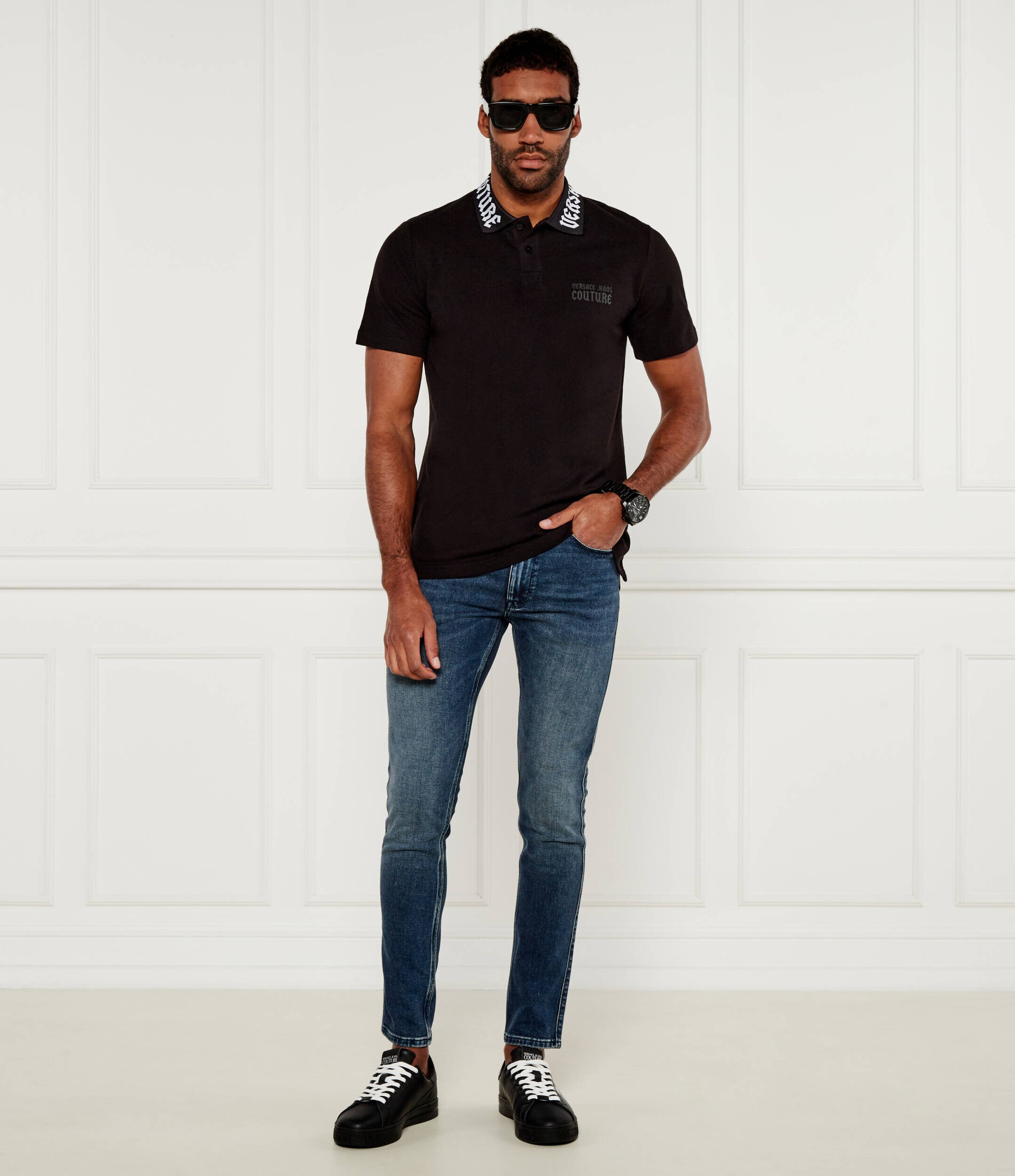 Versace Jeans Couture Polo Collar Goth | Regular Fit
