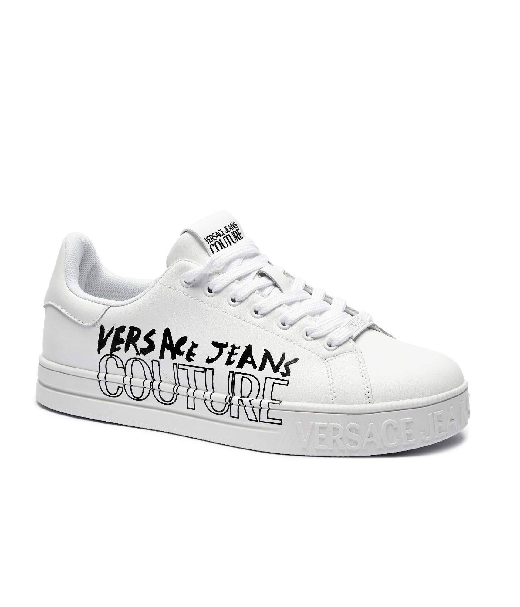 Versace Jeans Couture Sneakers cu adaos de piele
