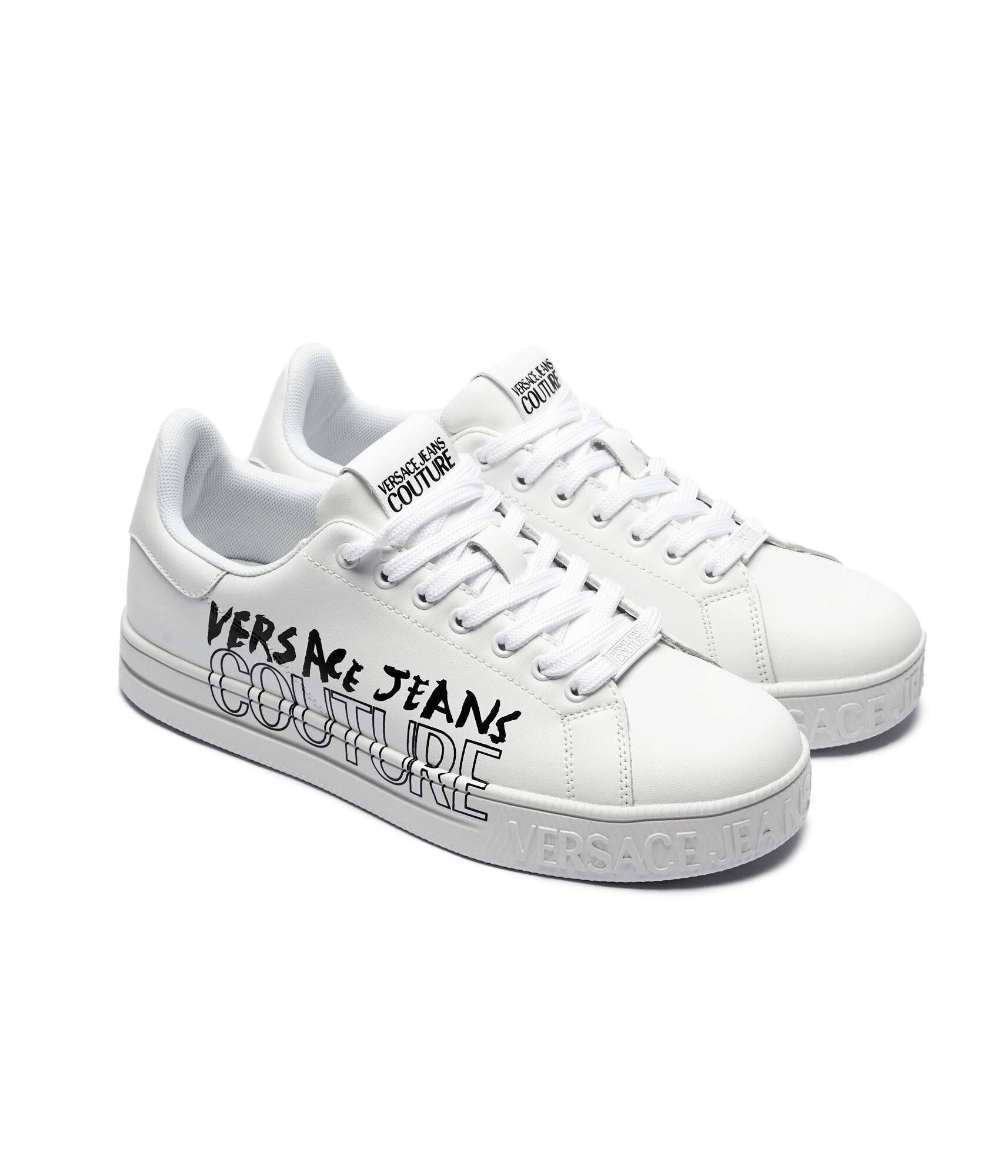 Versace Jeans Couture Sneakers cu adaos de piele