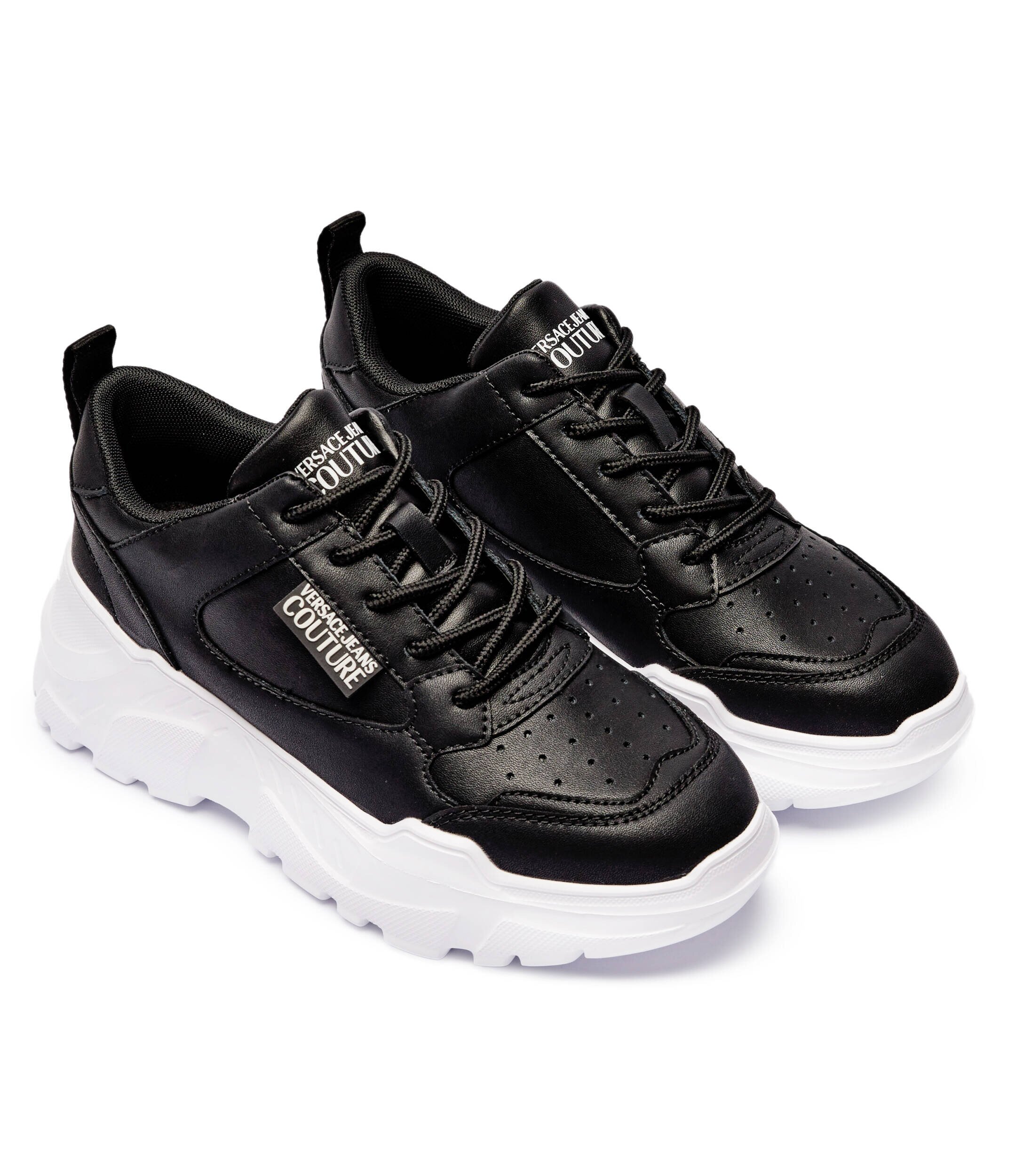 Versace Jeans Couture Sneakers cu adaos de piele
