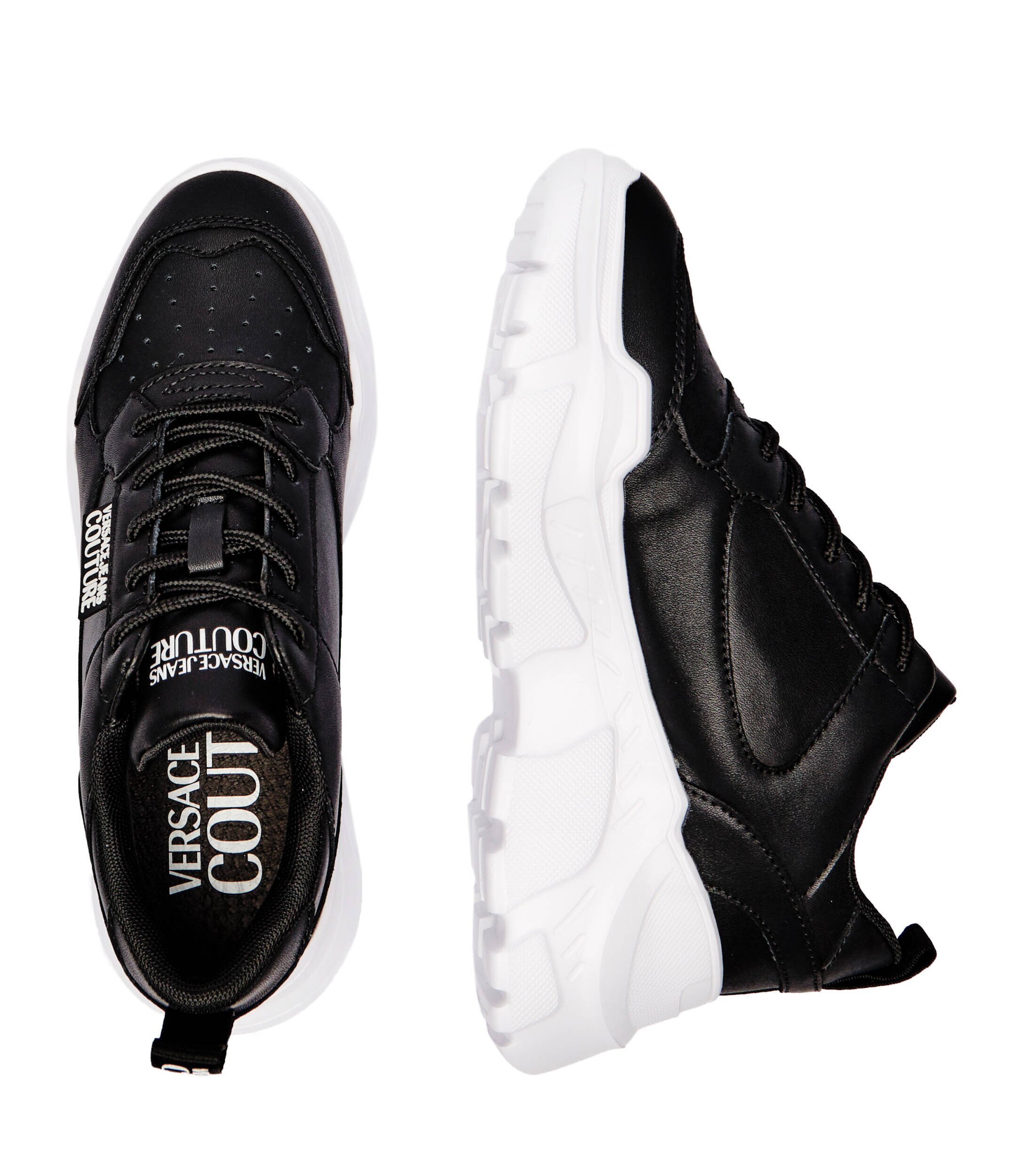 Versace Jeans Couture Sneakers cu adaos de piele