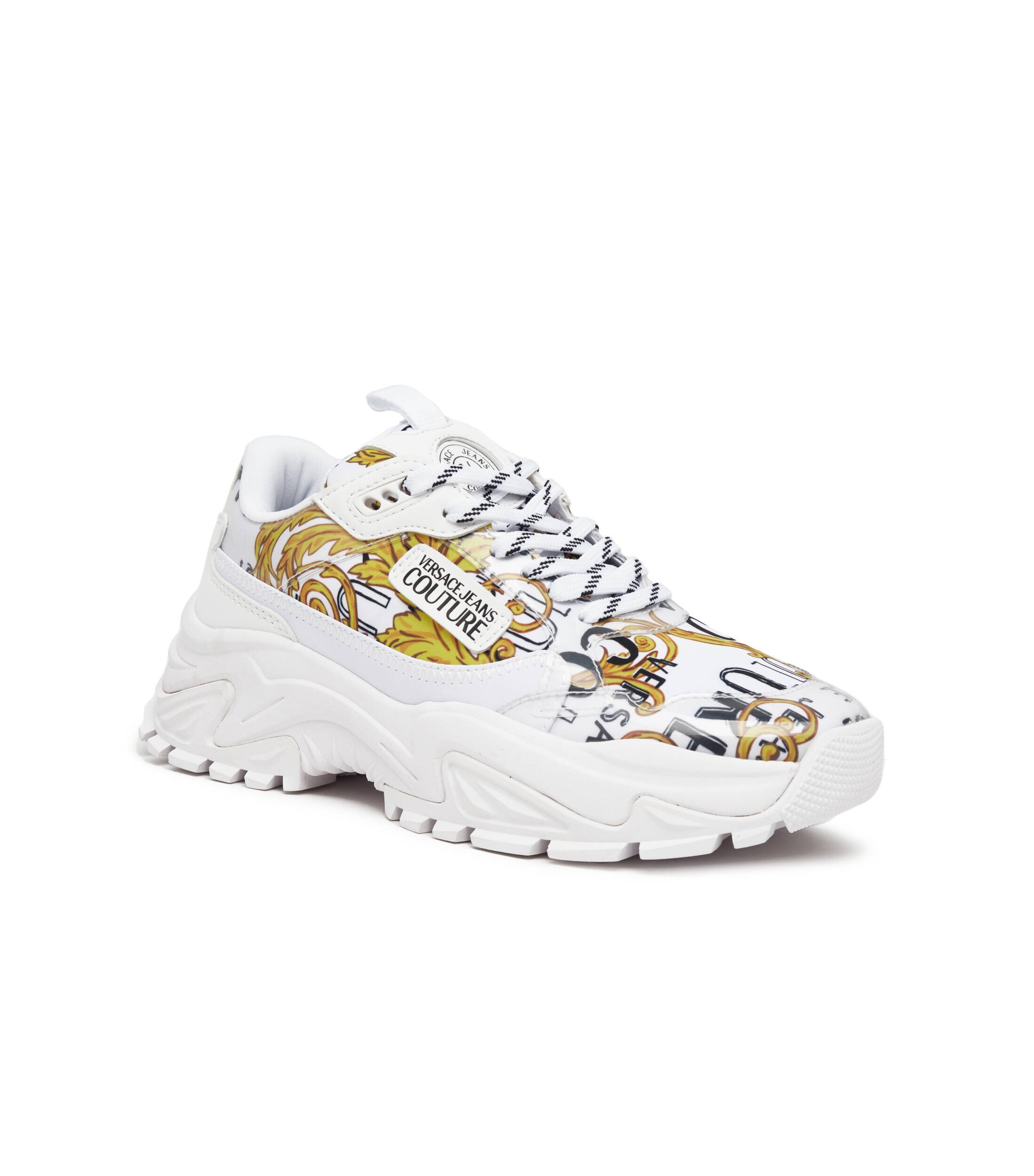 Versace Jeans Couture Sneakers cu adaos de piele