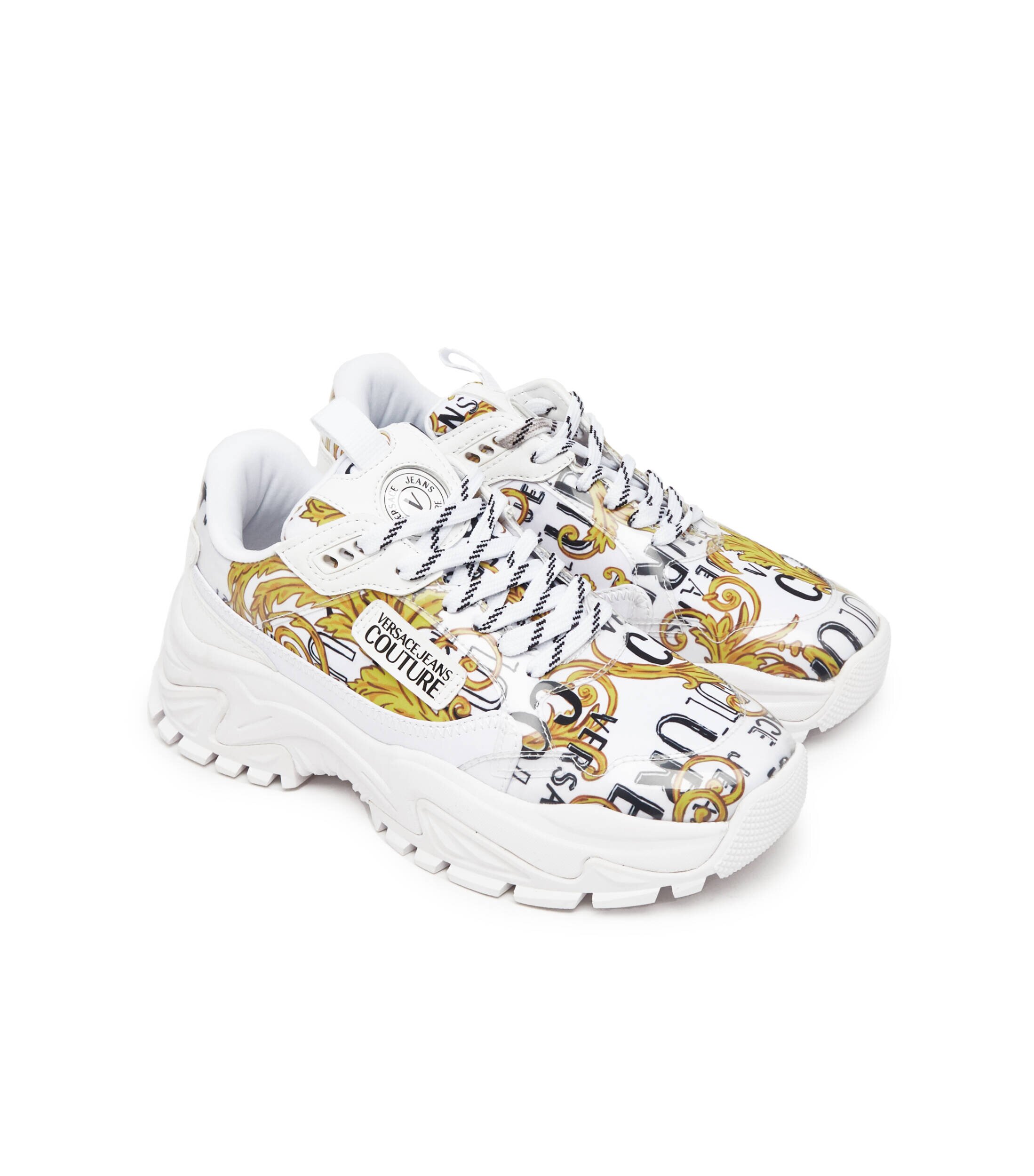 Versace Jeans Couture Sneakers cu adaos de piele