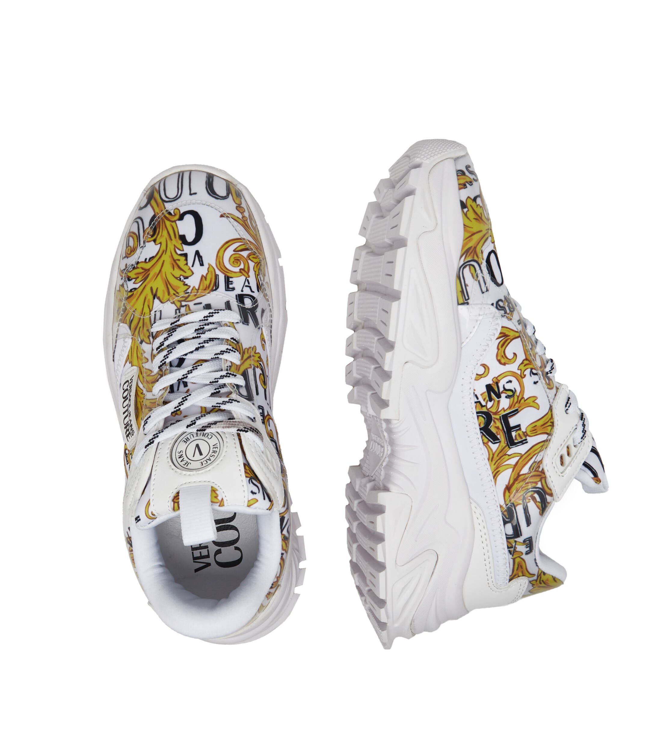 Versace Jeans Couture Sneakers cu adaos de piele