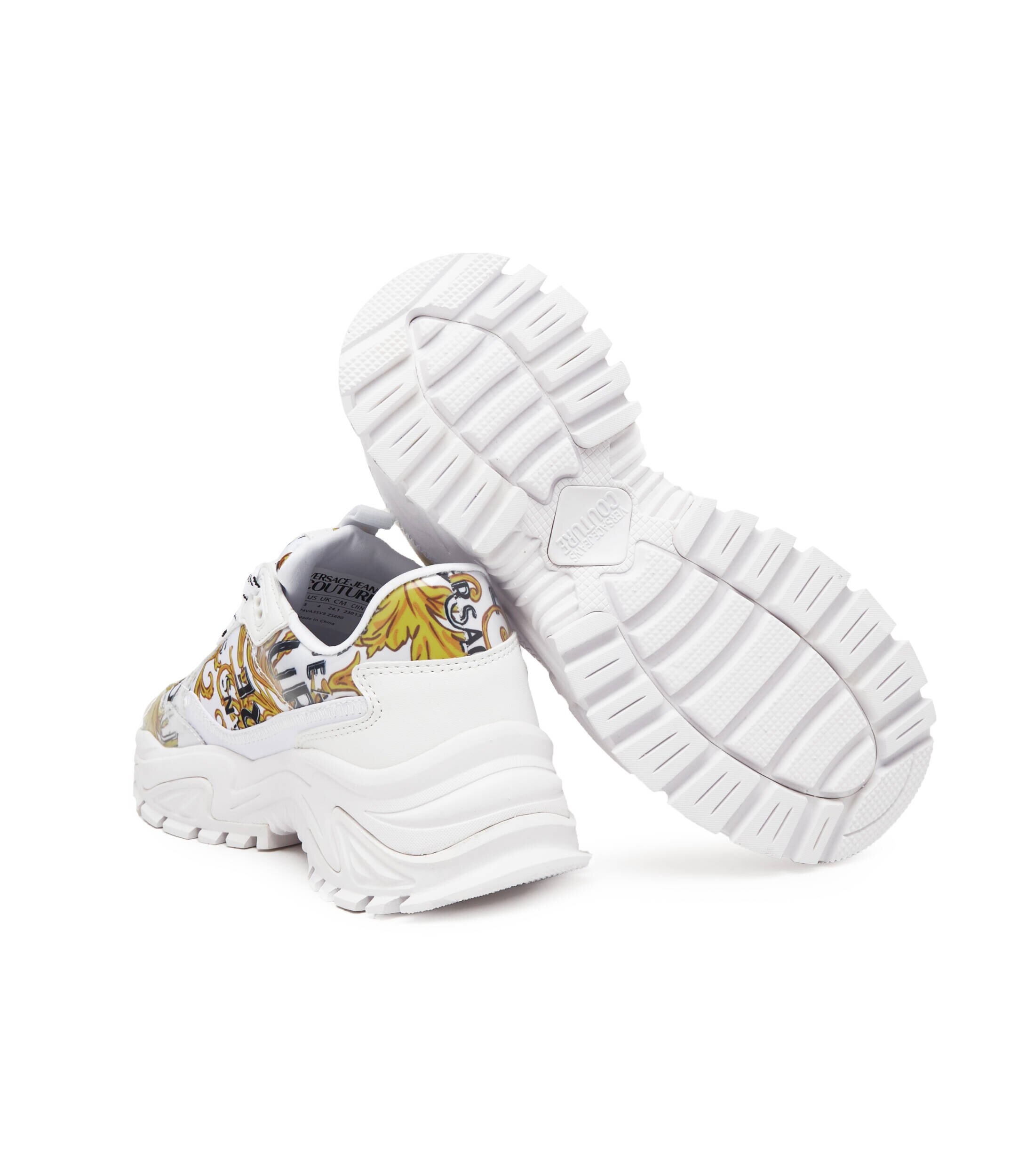 Versace Jeans Couture Sneakers cu adaos de piele