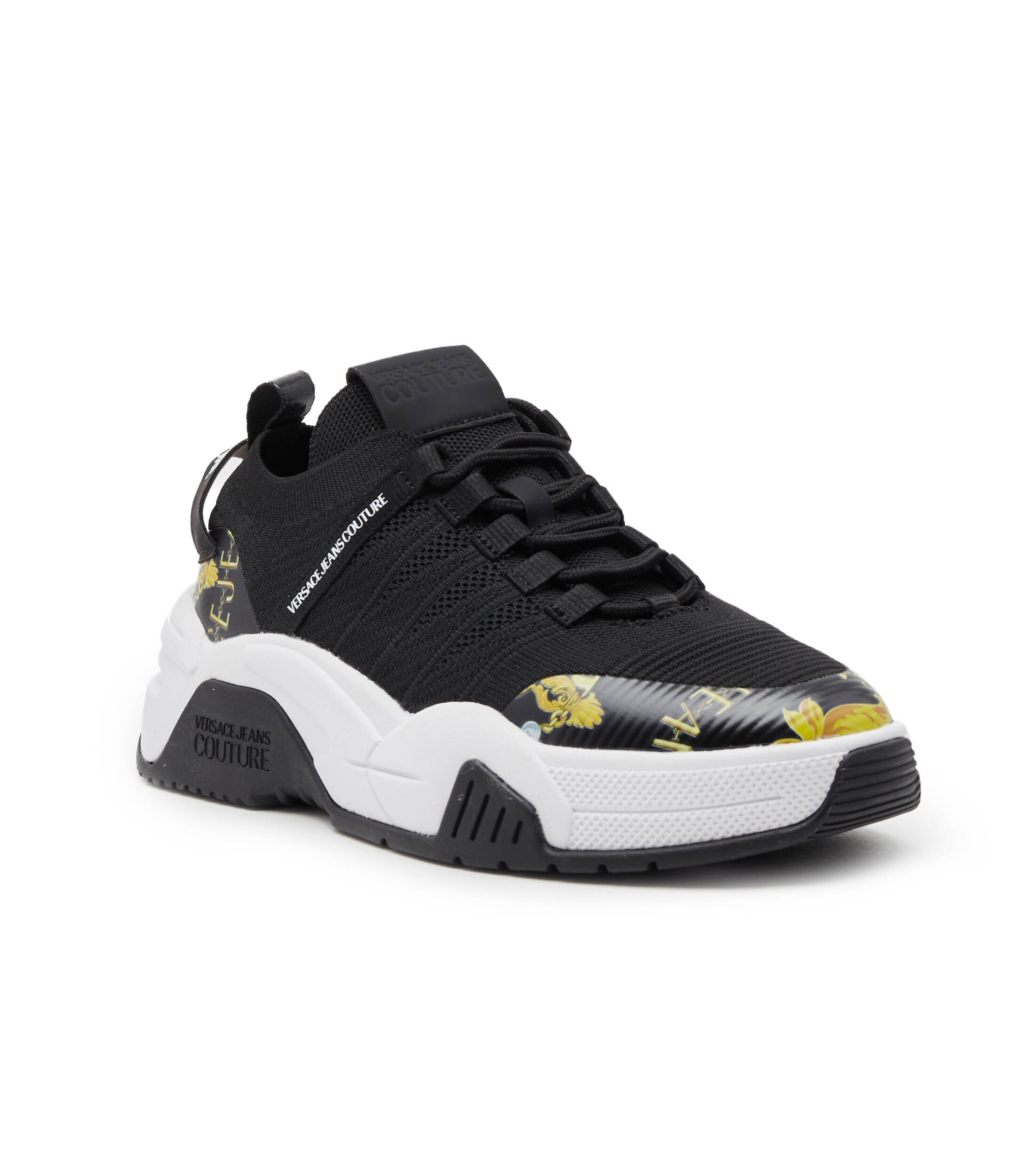 Versace Jeans Couture Sneakers cu adaos de piele