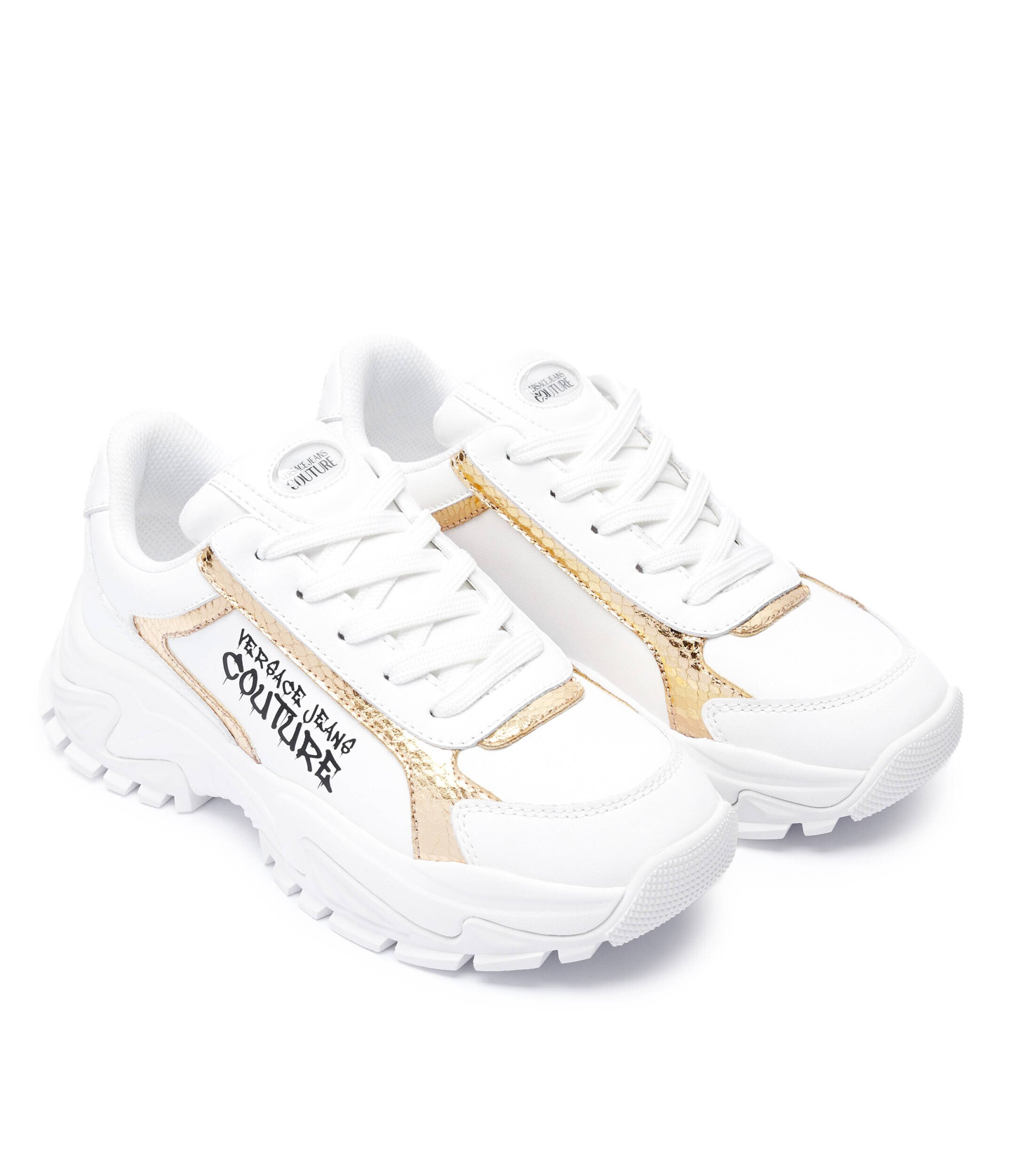 Versace Jeans Couture Sneakers cu adaos de piele