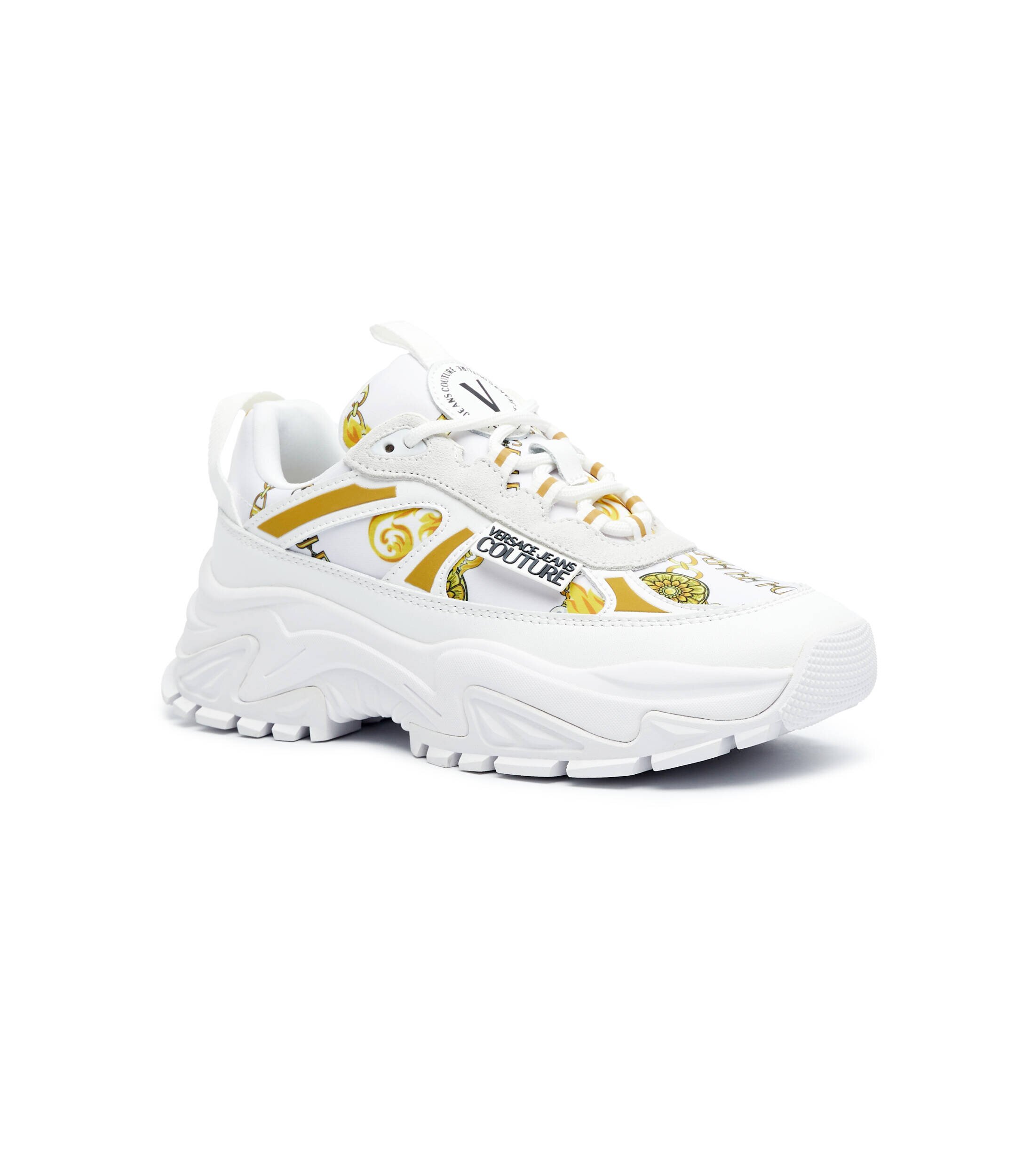 Versace Jeans Couture Sneakers cu adaos de piele