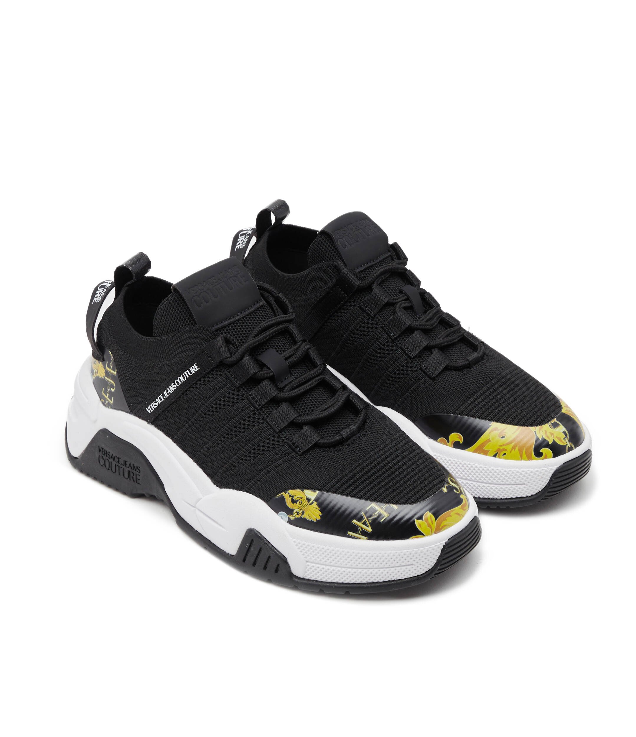 Versace Jeans Couture Sneakers cu adaos de piele