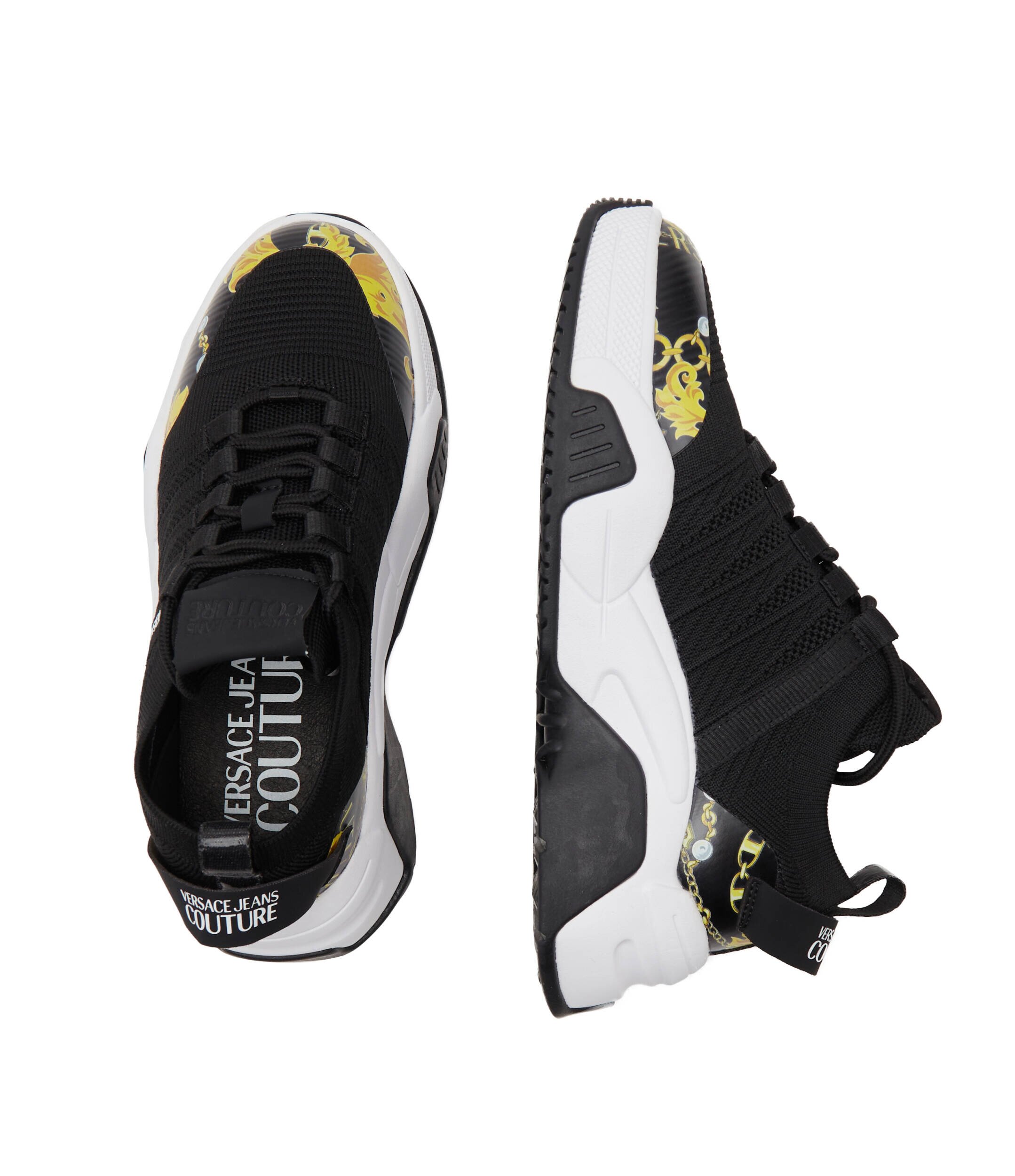 Versace Jeans Couture Sneakers cu adaos de piele