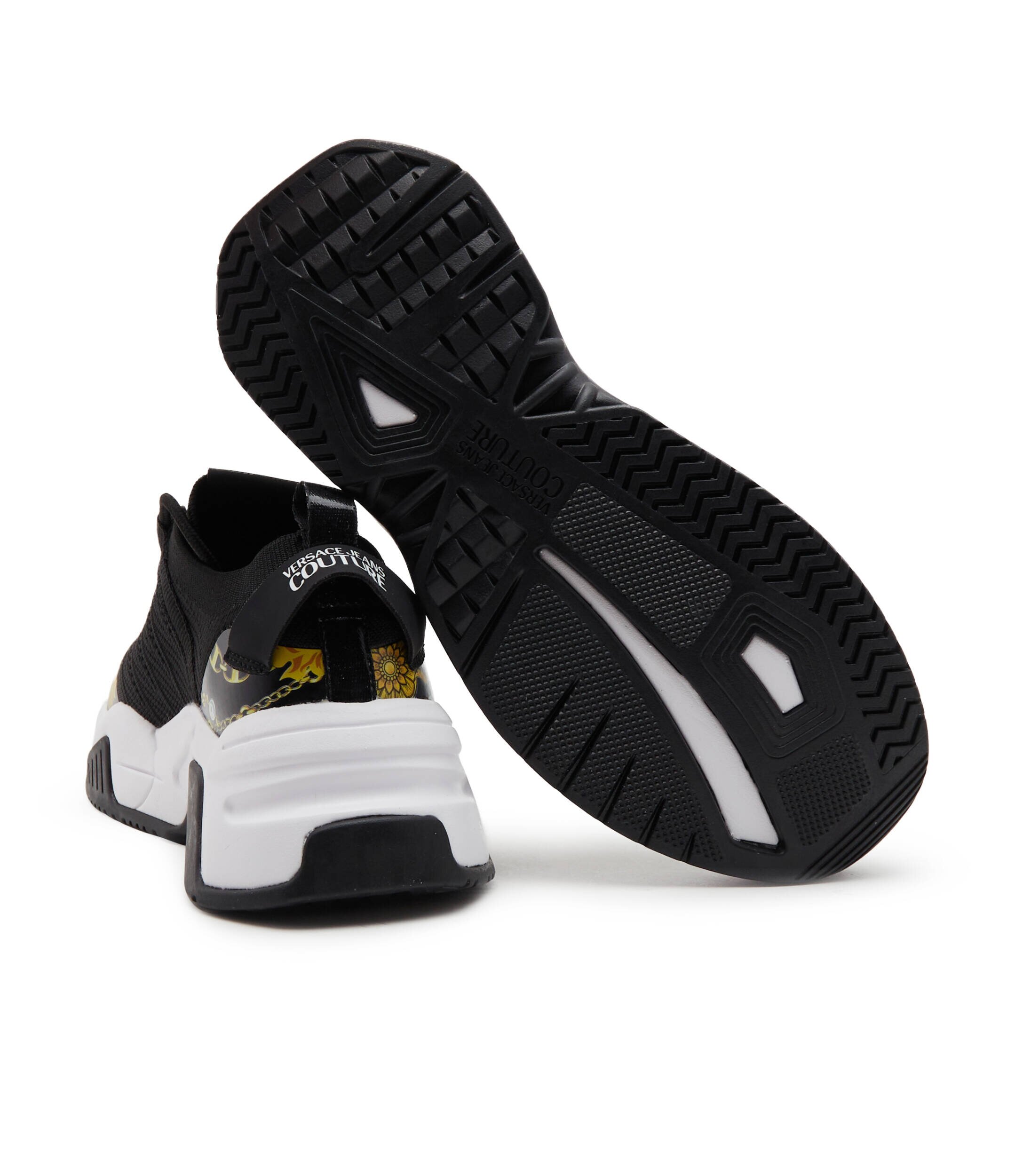 Versace Jeans Couture Sneakers cu adaos de piele