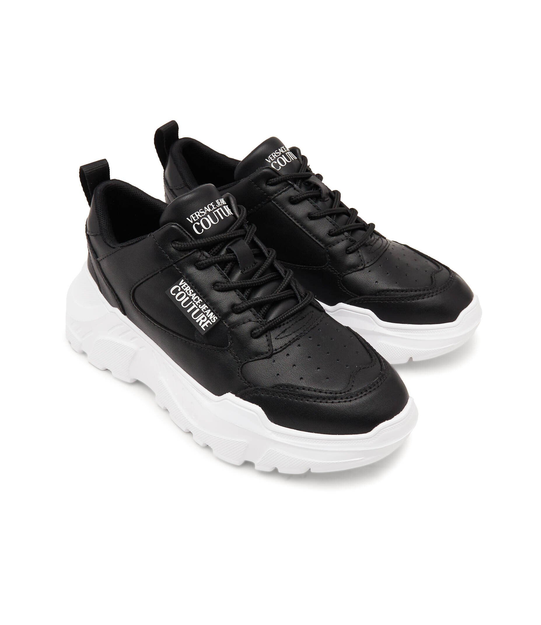 Versace Jeans Couture Sneakers cu adaos de piele