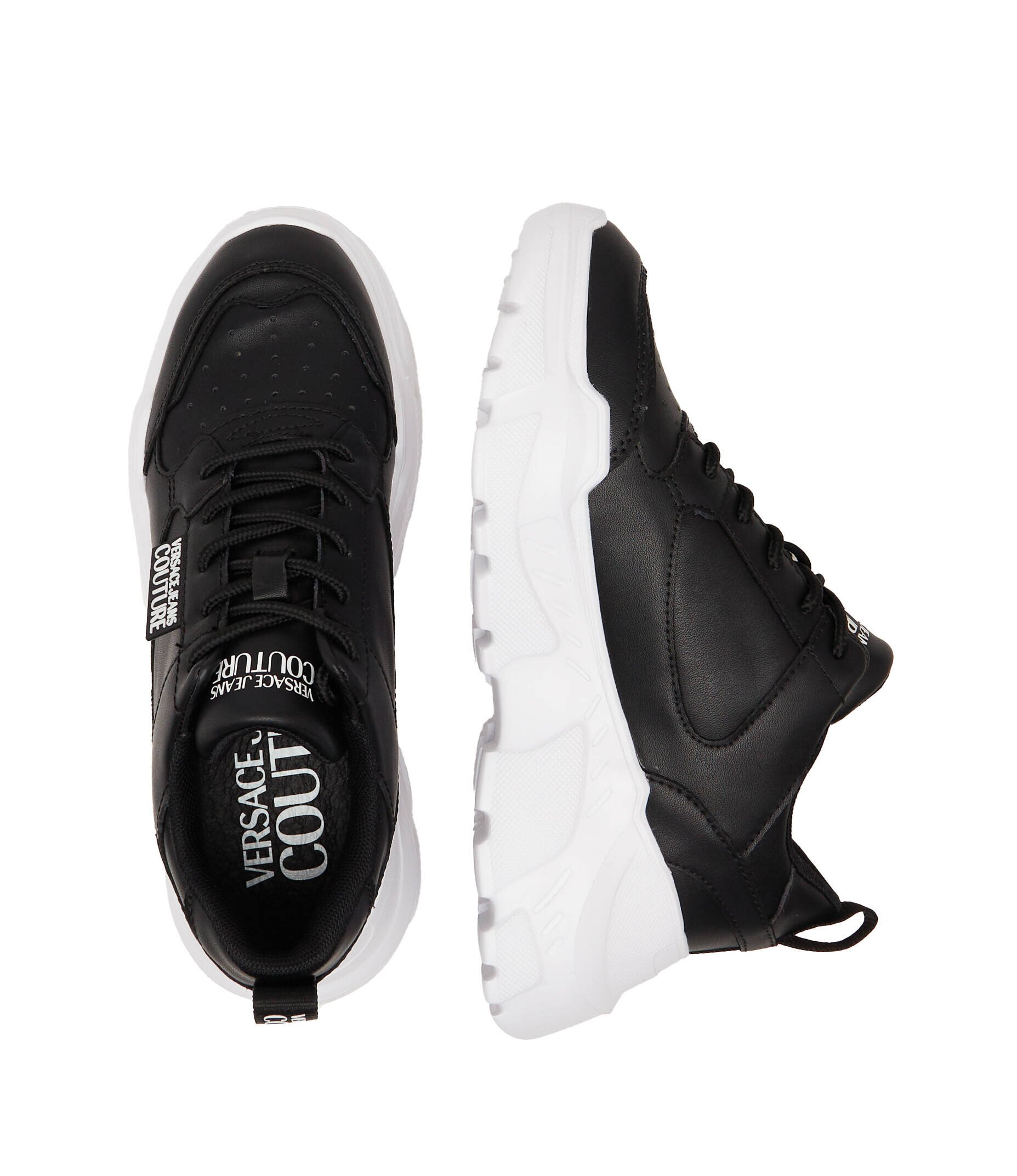 Versace Jeans Couture Sneakers cu adaos de piele