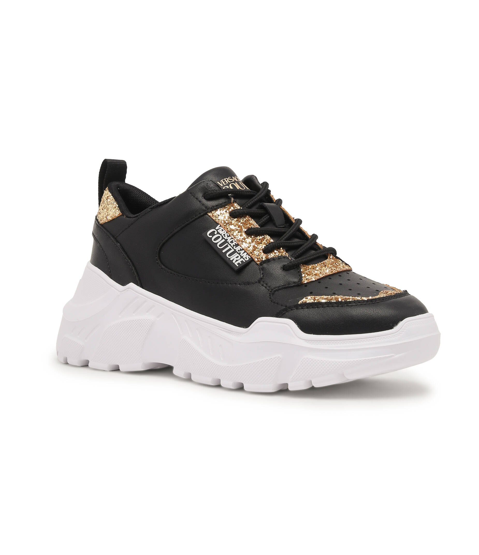 Versace Jeans Couture Sneakers cu adaos de piele