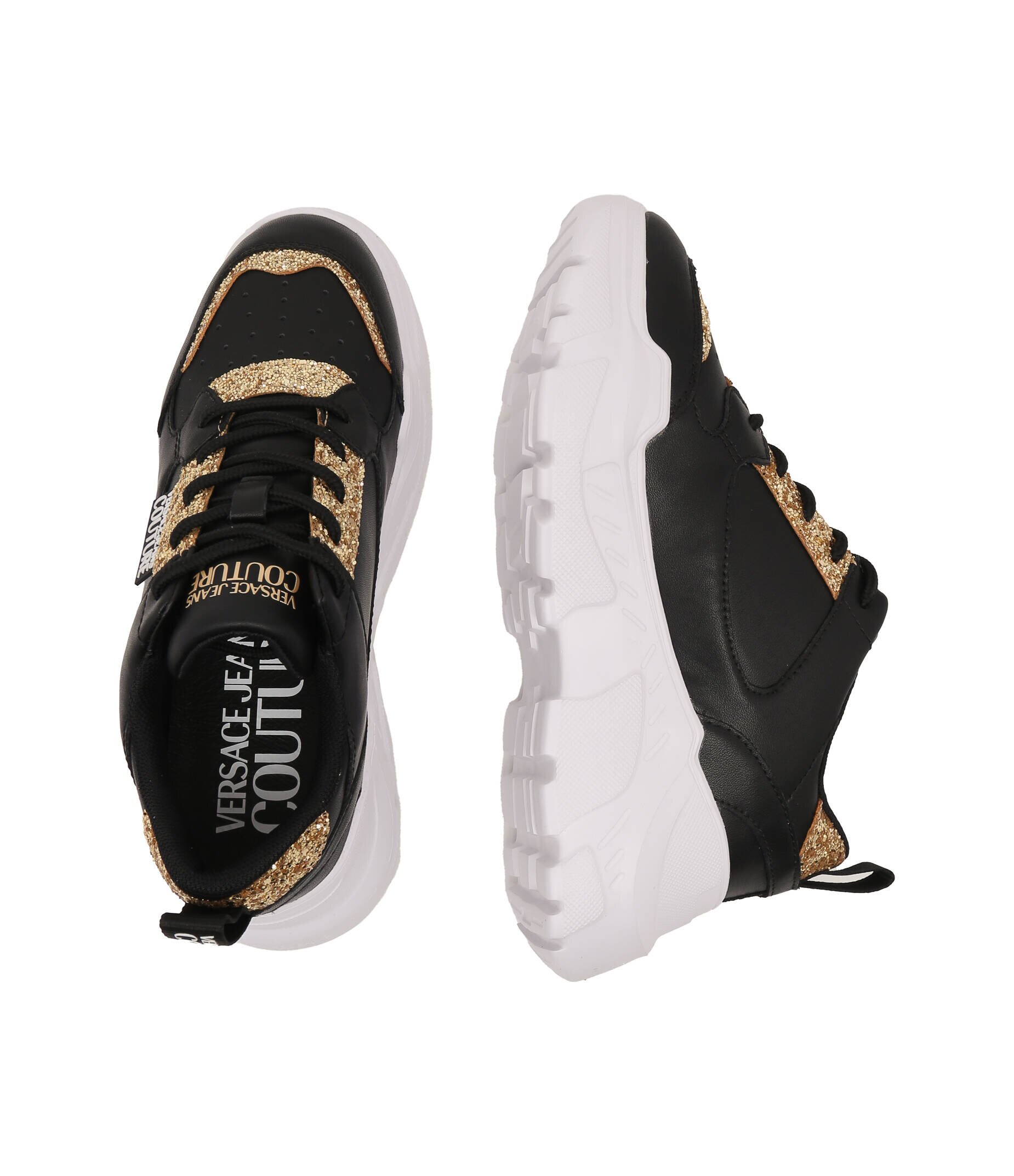 Versace Jeans Couture Sneakers cu adaos de piele