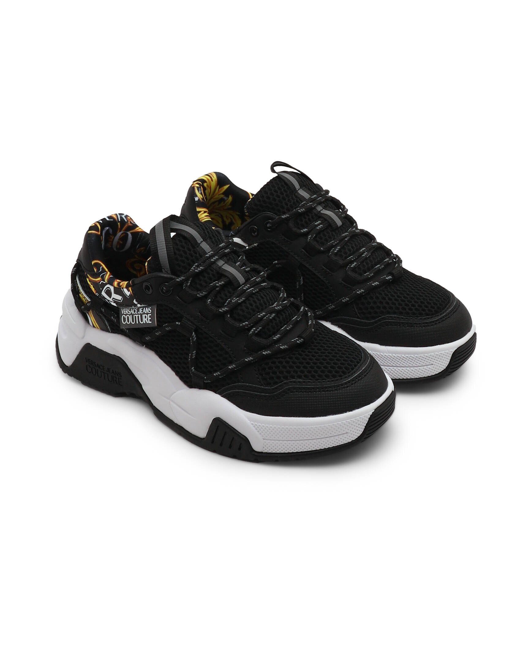 Versace Jeans Couture Sneakers cu adaos de piele
