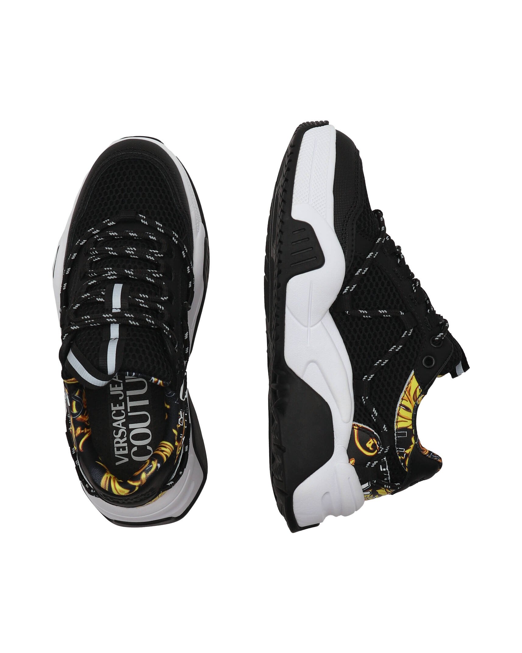 Versace Jeans Couture Sneakers cu adaos de piele