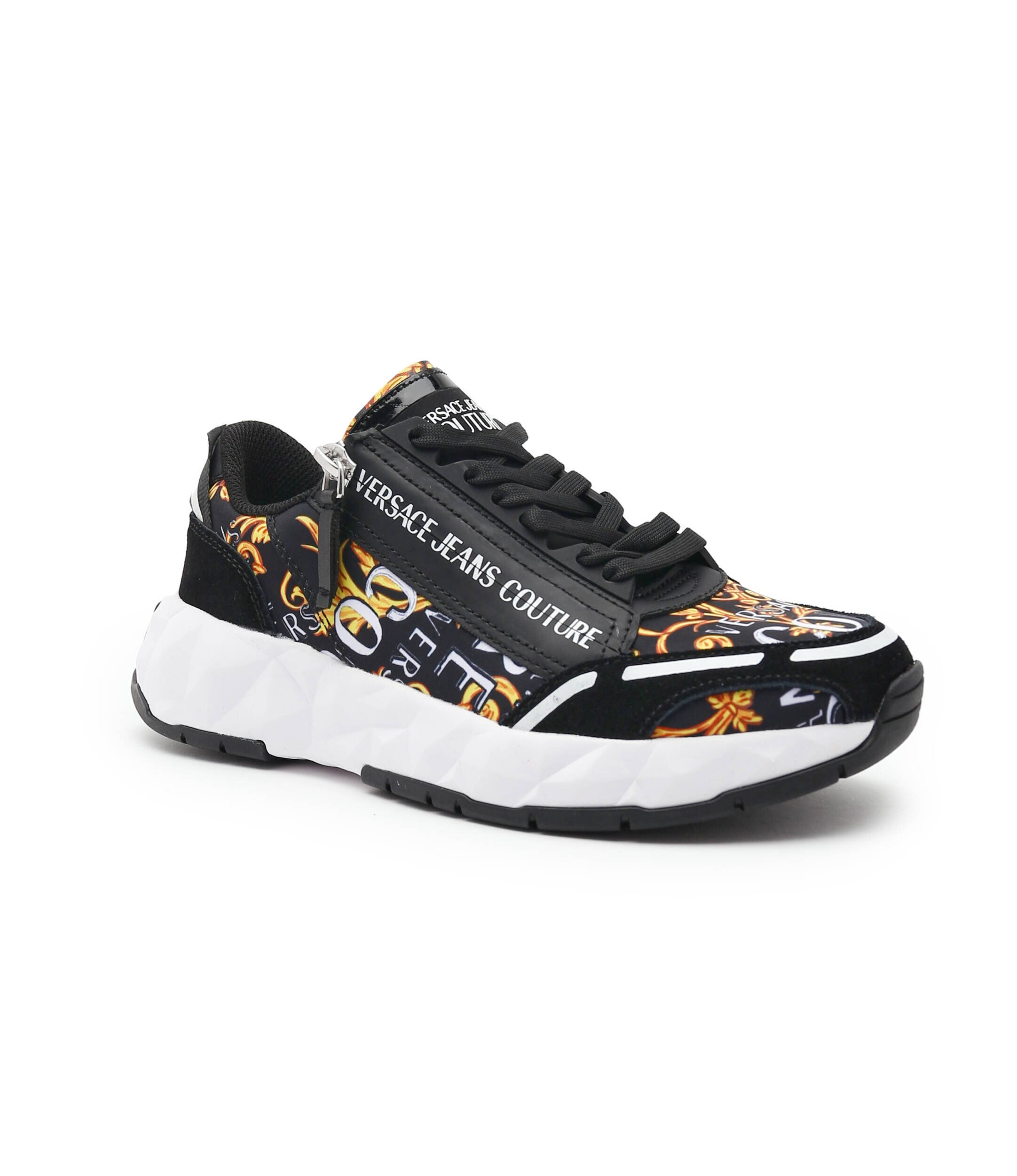 Versace Jeans Couture Sneakers cu adaos de piele