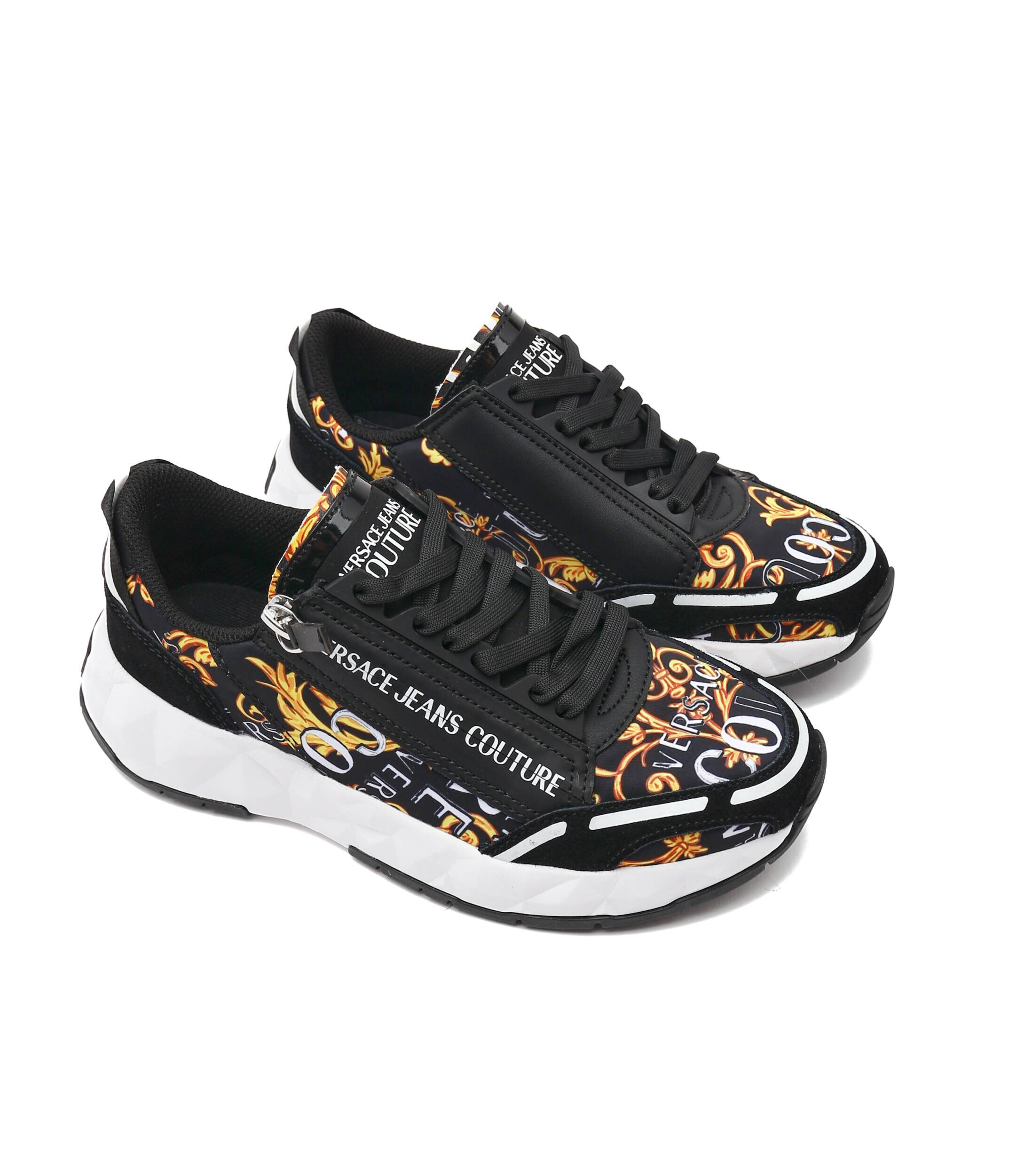 Versace Jeans Couture Sneakers cu adaos de piele