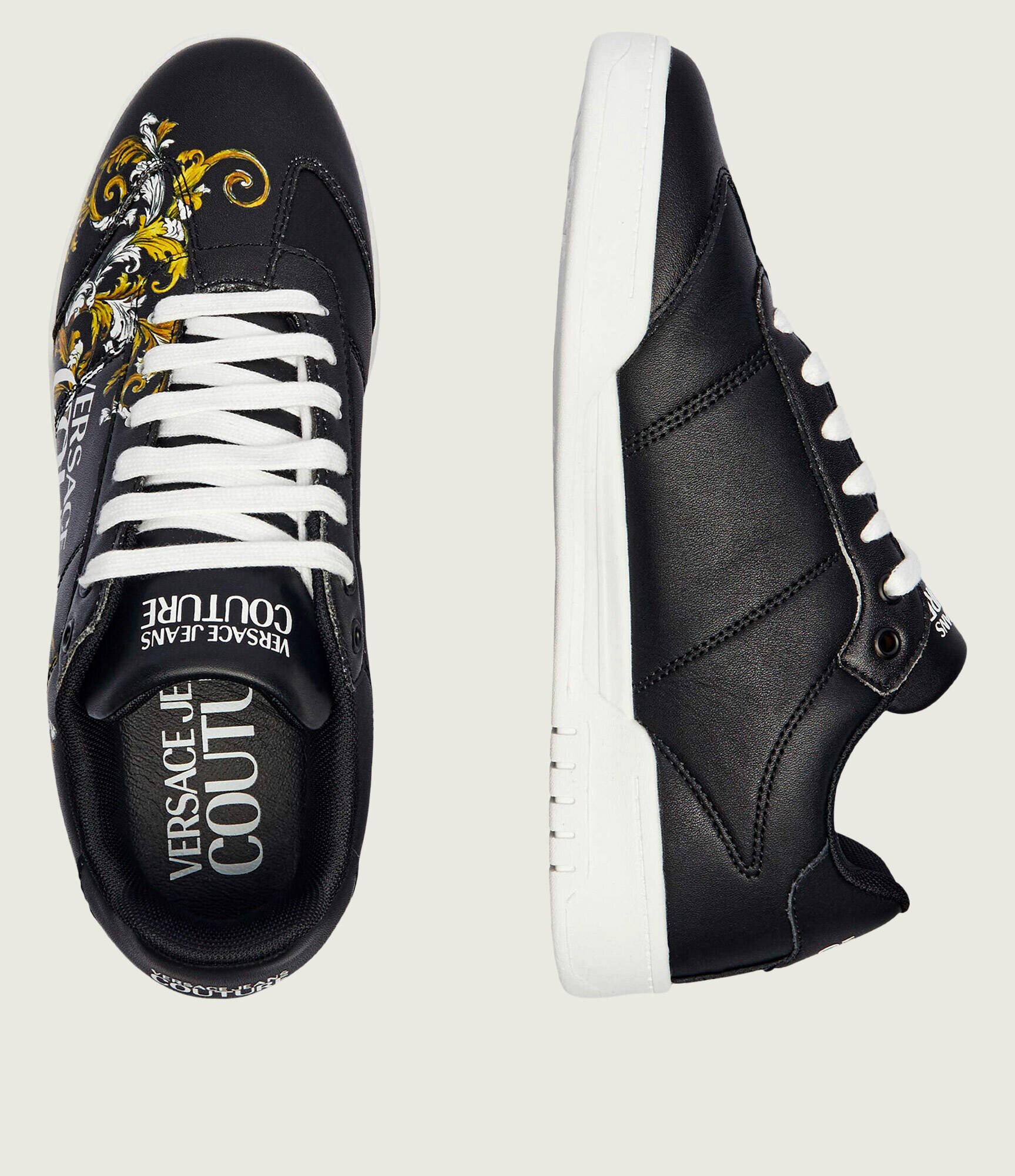 Versace Jeans Couture Sneakers Fondo Brooklyn cu adaos de piele