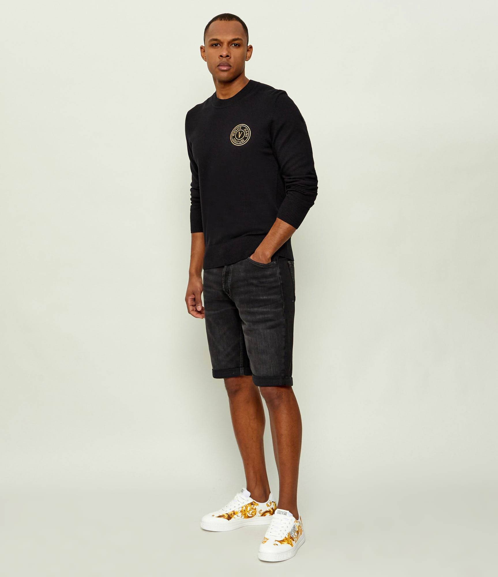 Versace Jeans Couture Sneakers FONDO COURT 88 DIS. SK6 cu adaos de piele