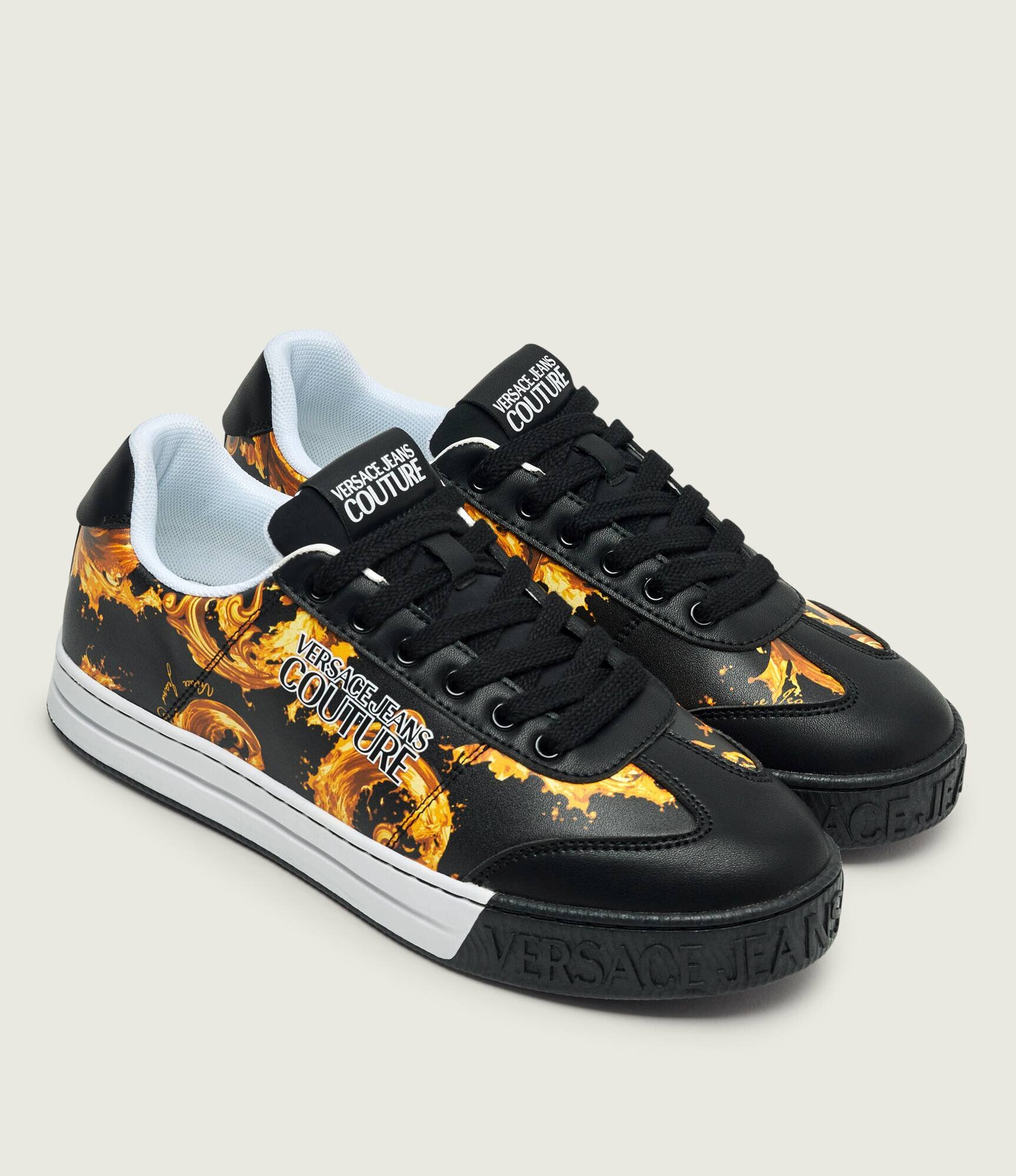 Versace Jeans Couture Sneakers FONDO COURT 88 DIS. SK6 cu adaos de piele