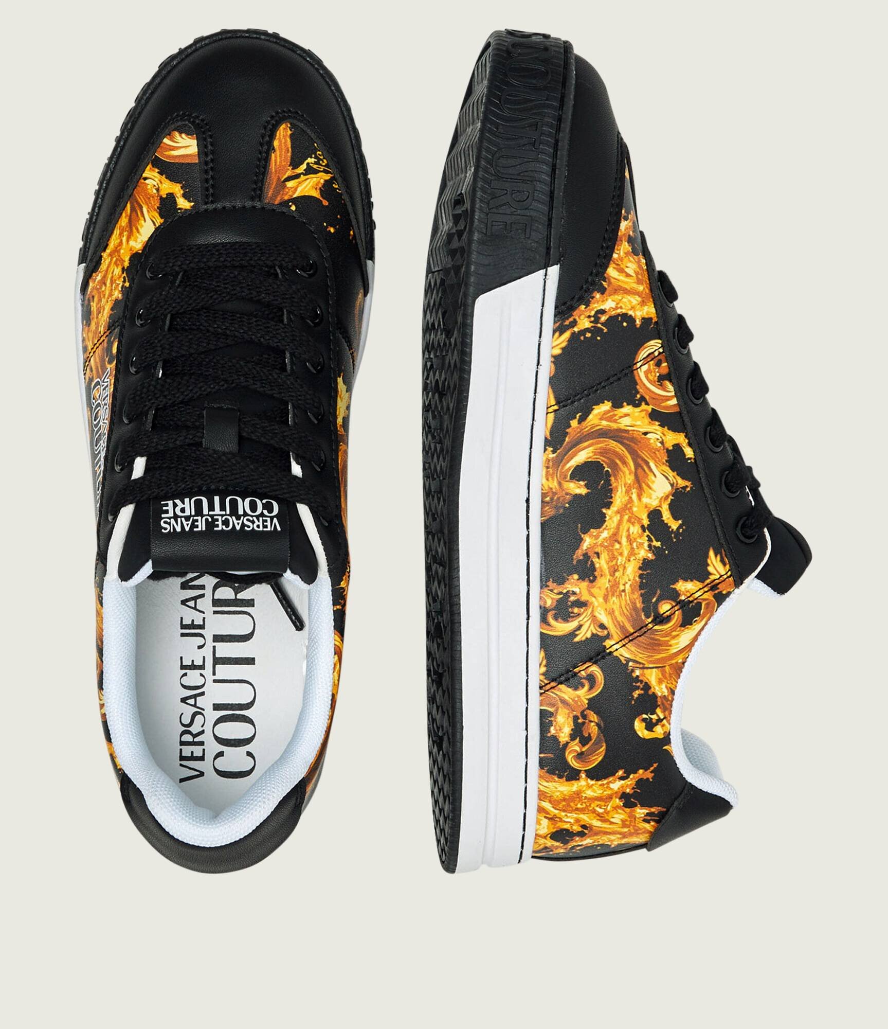 Versace Jeans Couture Sneakers FONDO COURT 88 DIS. SK6 cu adaos de piele