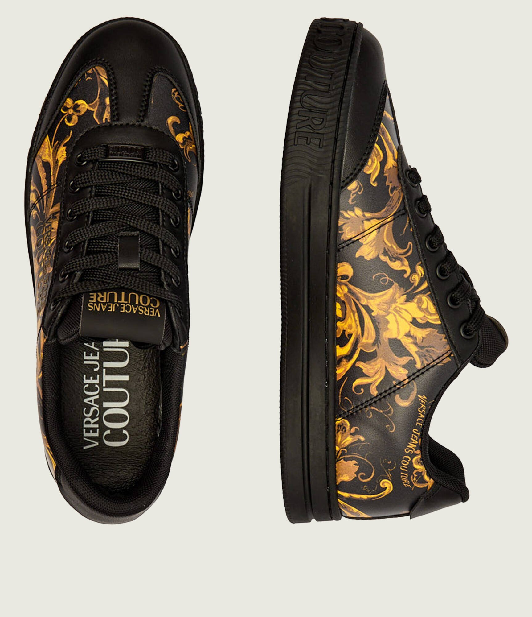 Versace Jeans Couture Sneakers FONDO COURT 88 DIS. SK6 cu adaos de piele