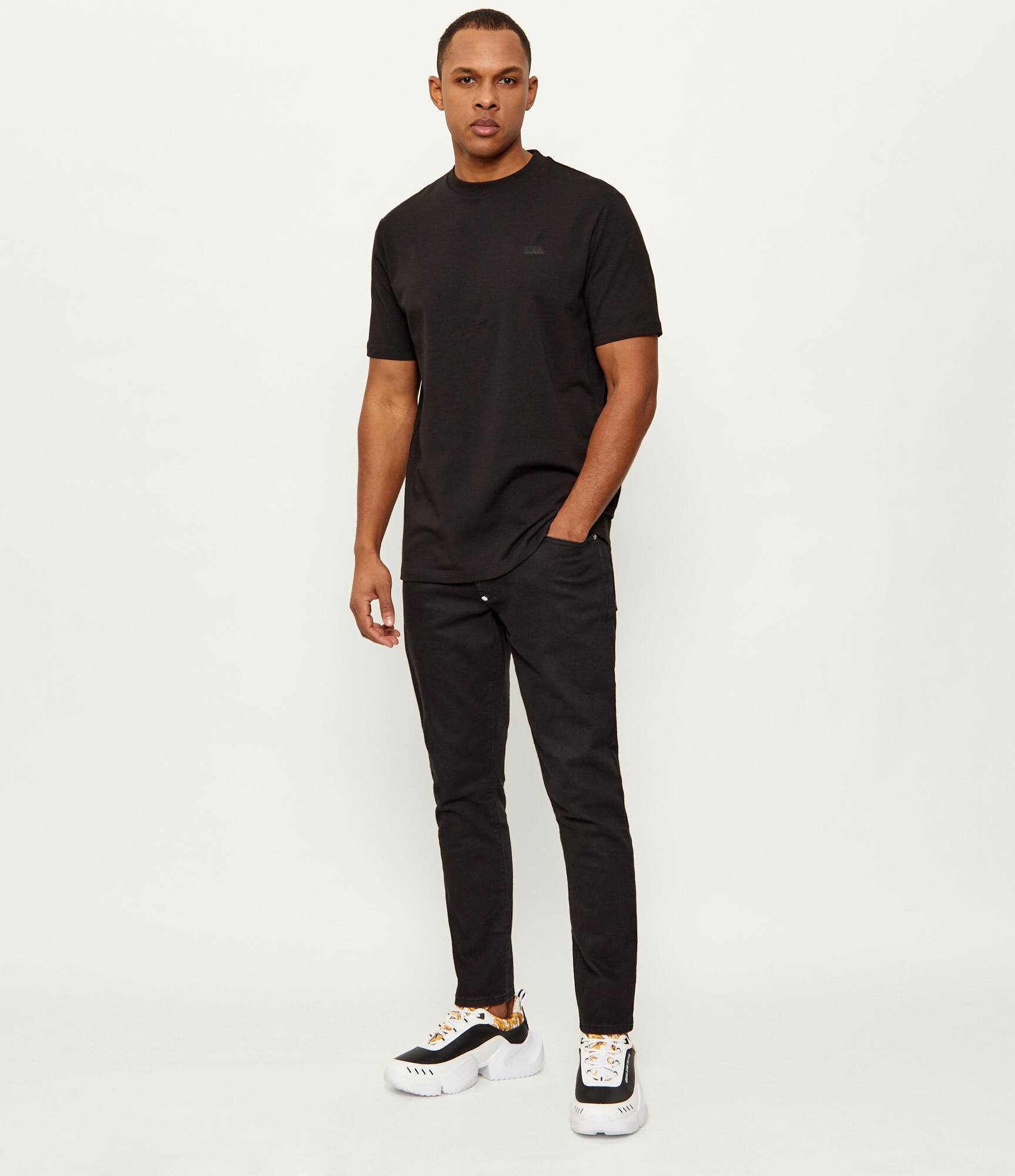 Versace Jeans Couture Sneakers FONDO GRAVITY DIS. SU5 cu adaos de piele
