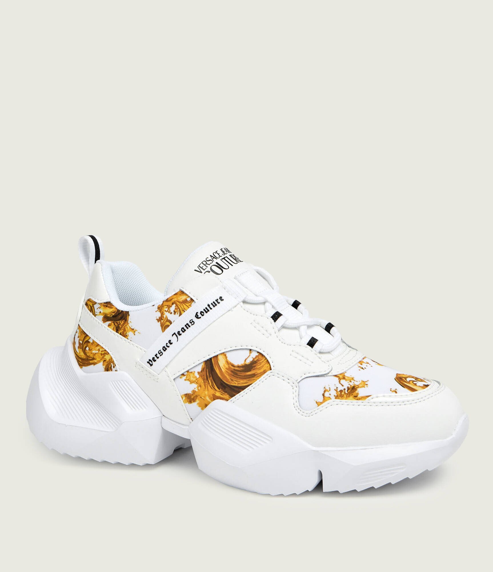Versace Jeans Couture Sneakers FONDO GRAVITY DIS. SU7 cu adaos de piele