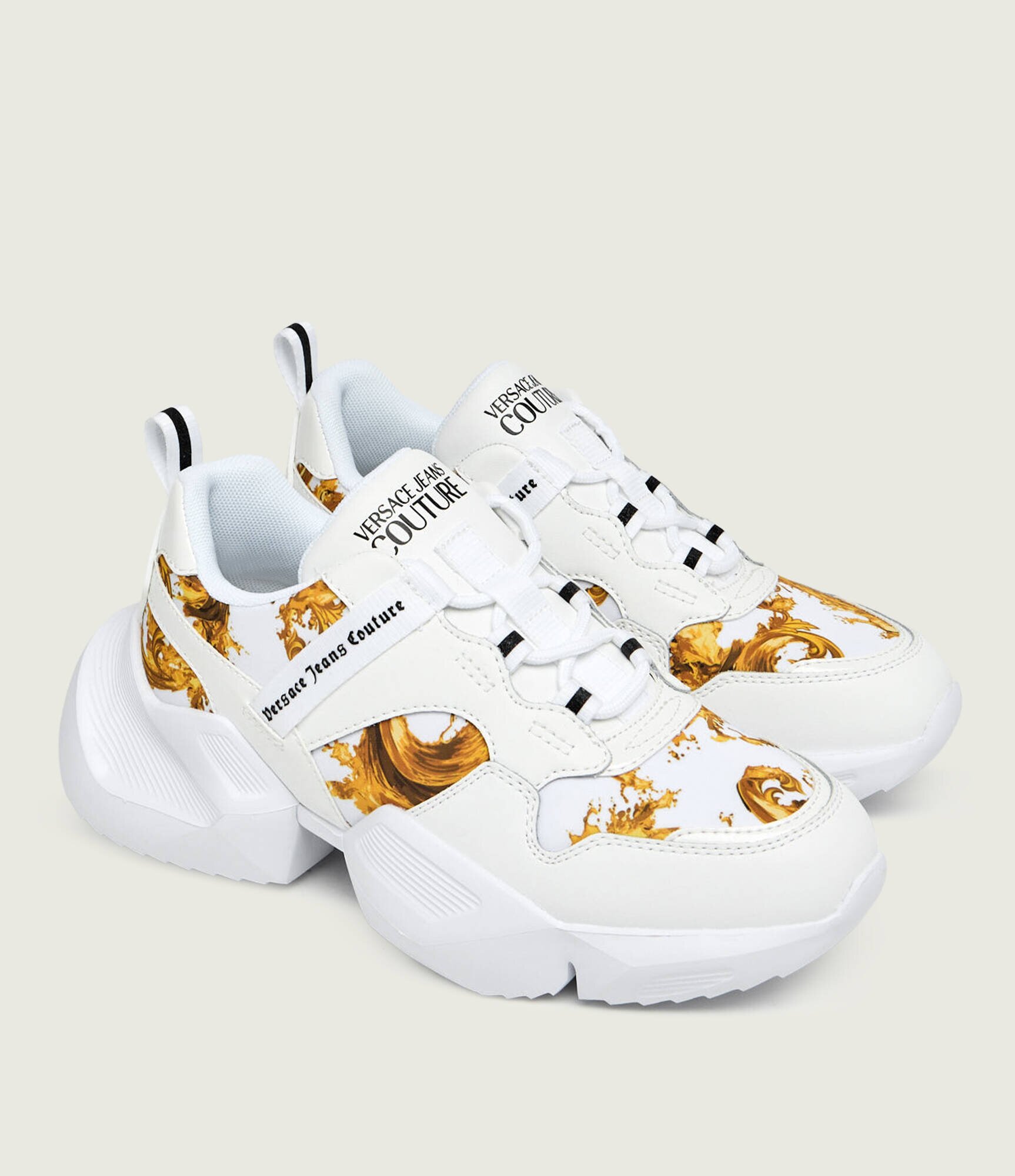 Versace Jeans Couture Sneakers FONDO GRAVITY DIS. SU7 cu adaos de piele