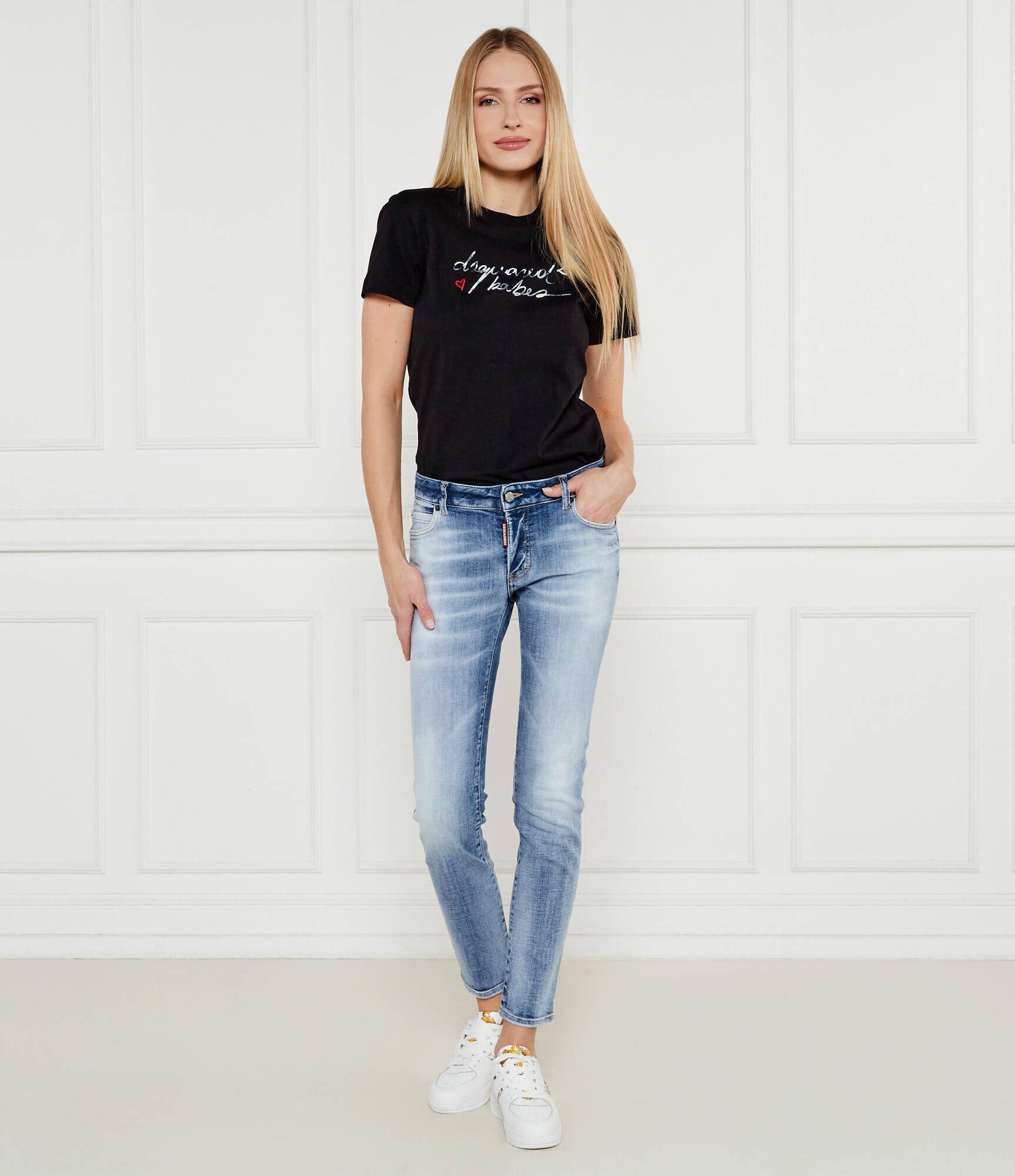 Versace Jeans Couture Sneakers Fondo Meyssa Dis. SJ7 cu adaos de piele