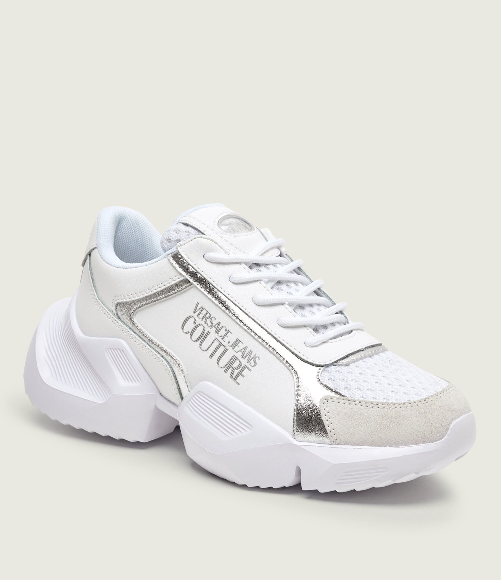 Versace Jeans Couture Teniși din piele FONDO GRAVITY DIS. SU3 | piele întoarsă
