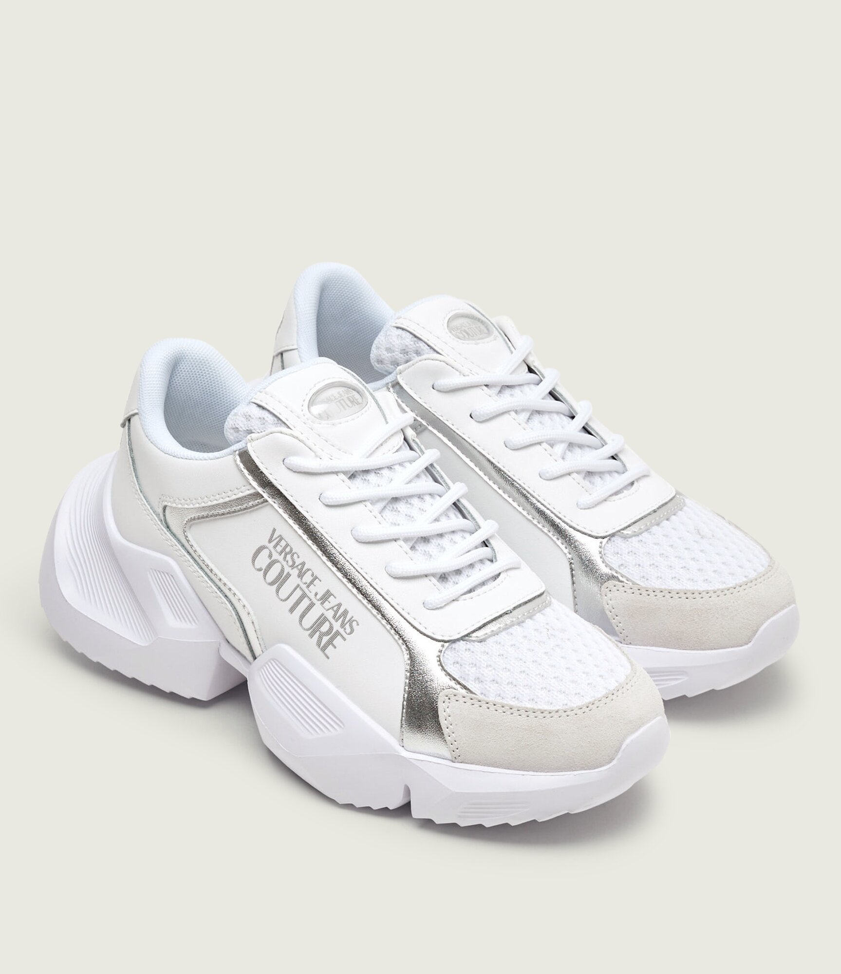 Versace Jeans Couture Teniși din piele FONDO GRAVITY DIS. SU3 | piele întoarsă