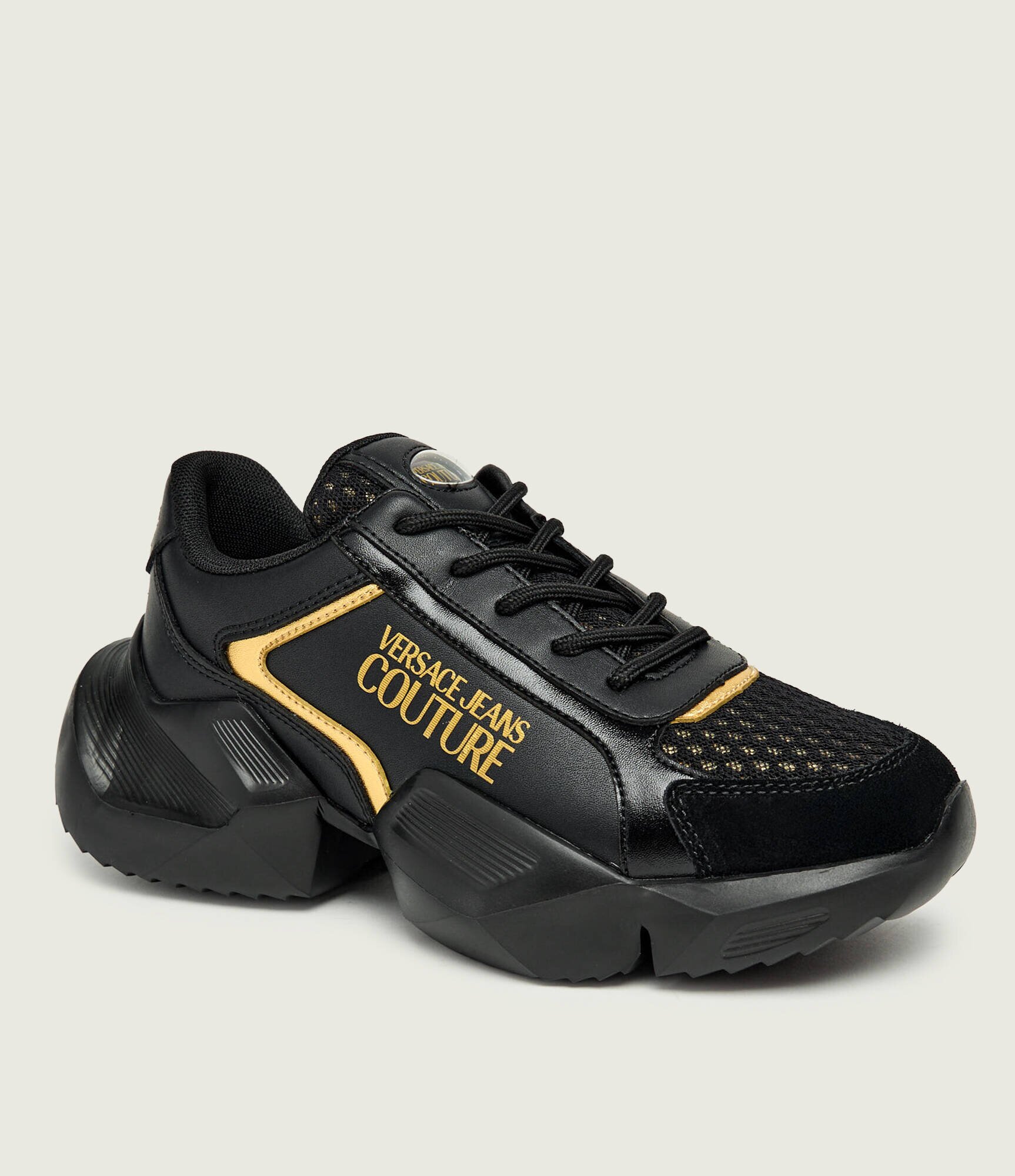 Versace Jeans Couture Teniși din piele FONDO GRAVITY DIS. SU3 | piele întoarsă