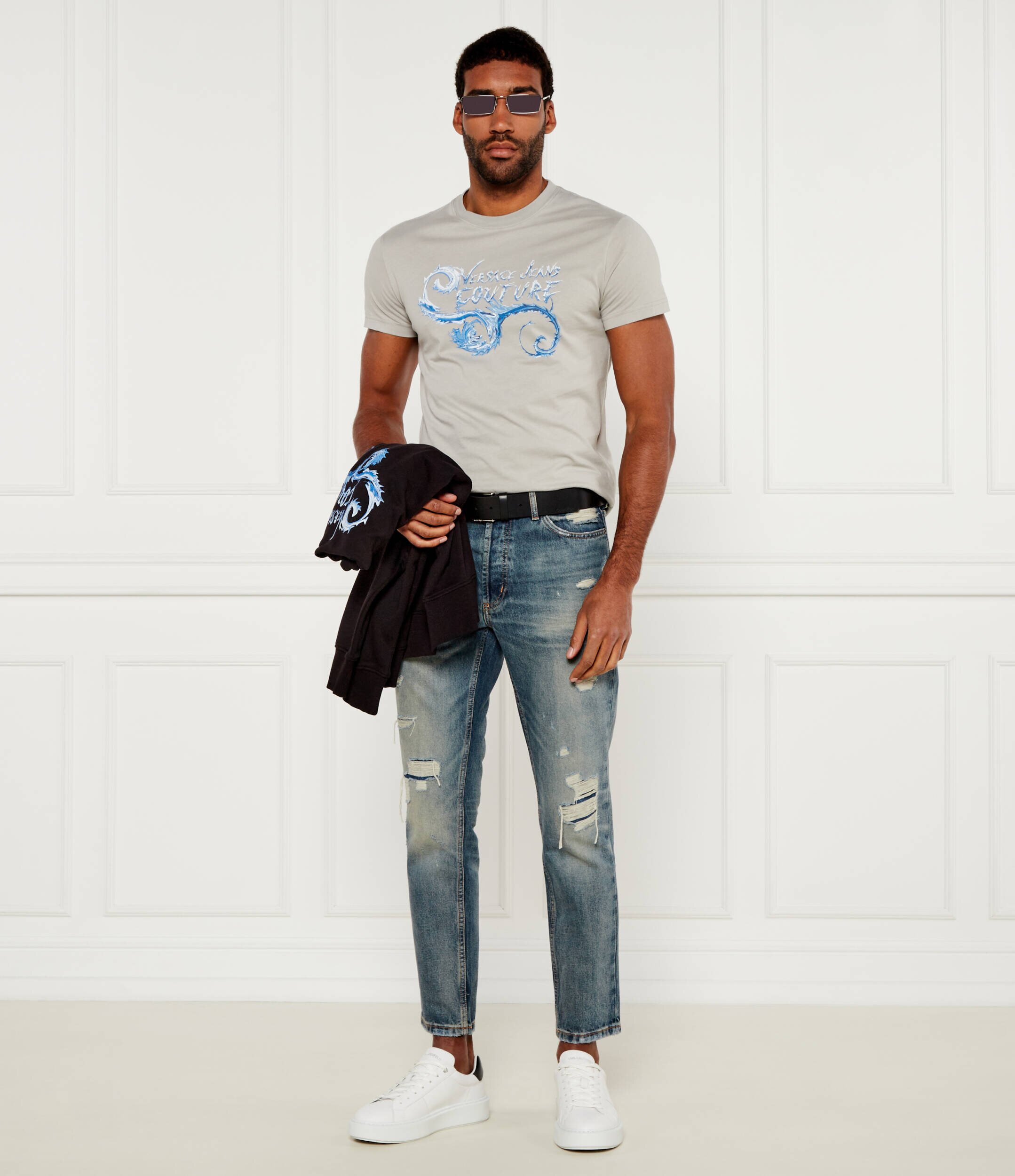 Versace Jeans Couture Tricou Chromo Couture | Slim Fit